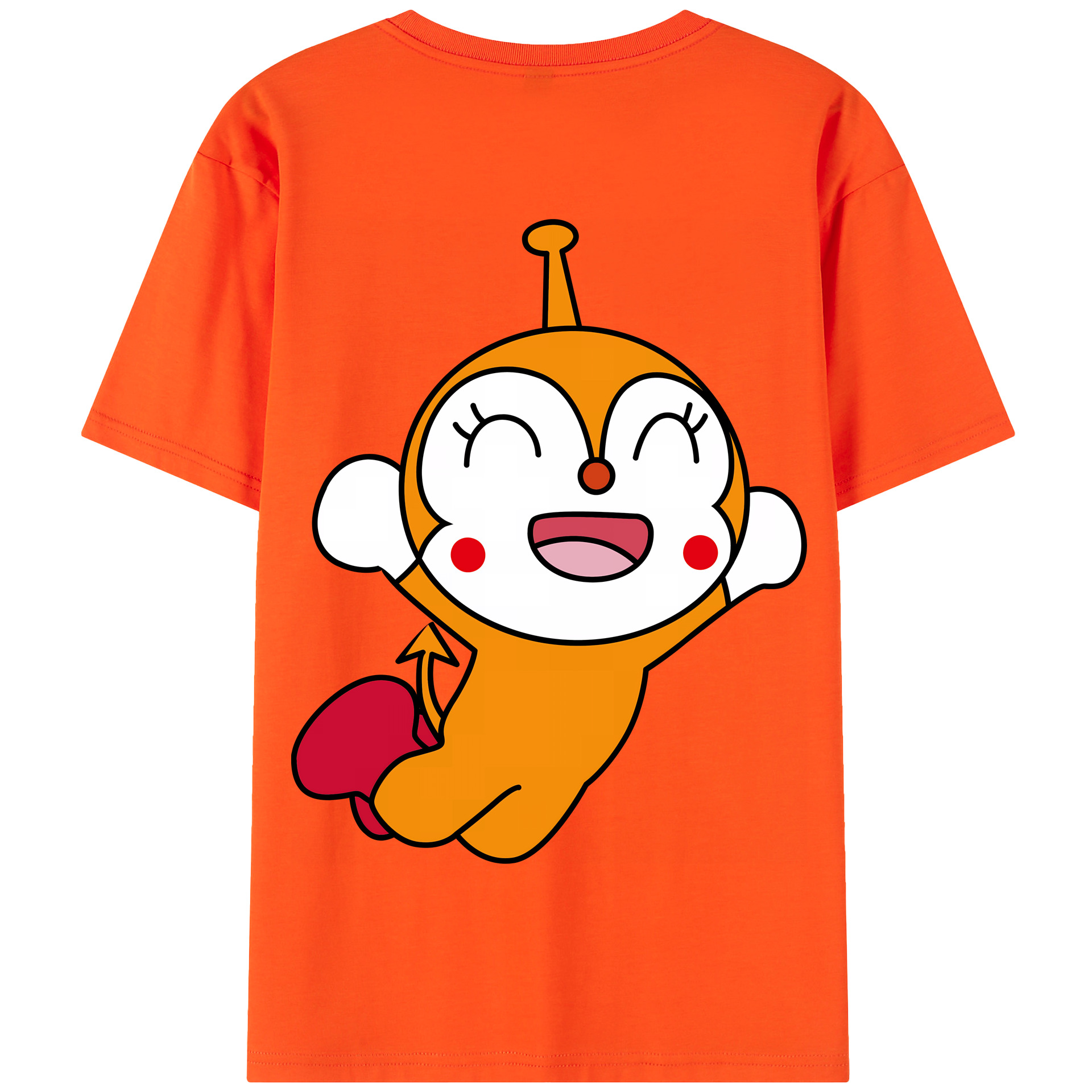 （画像用） アンパンマン Anpanman 綿100％半袖Tシャツ（背面プリント）