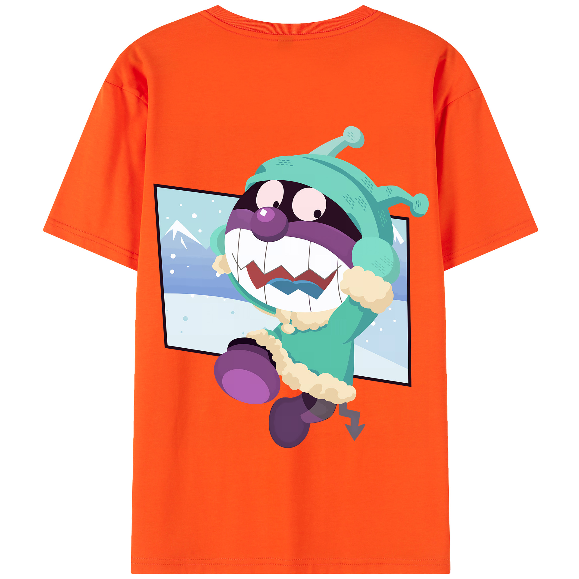 （画像用） アンパンマン Anpanman 綿100％半袖Tシャツ（背面プリント）