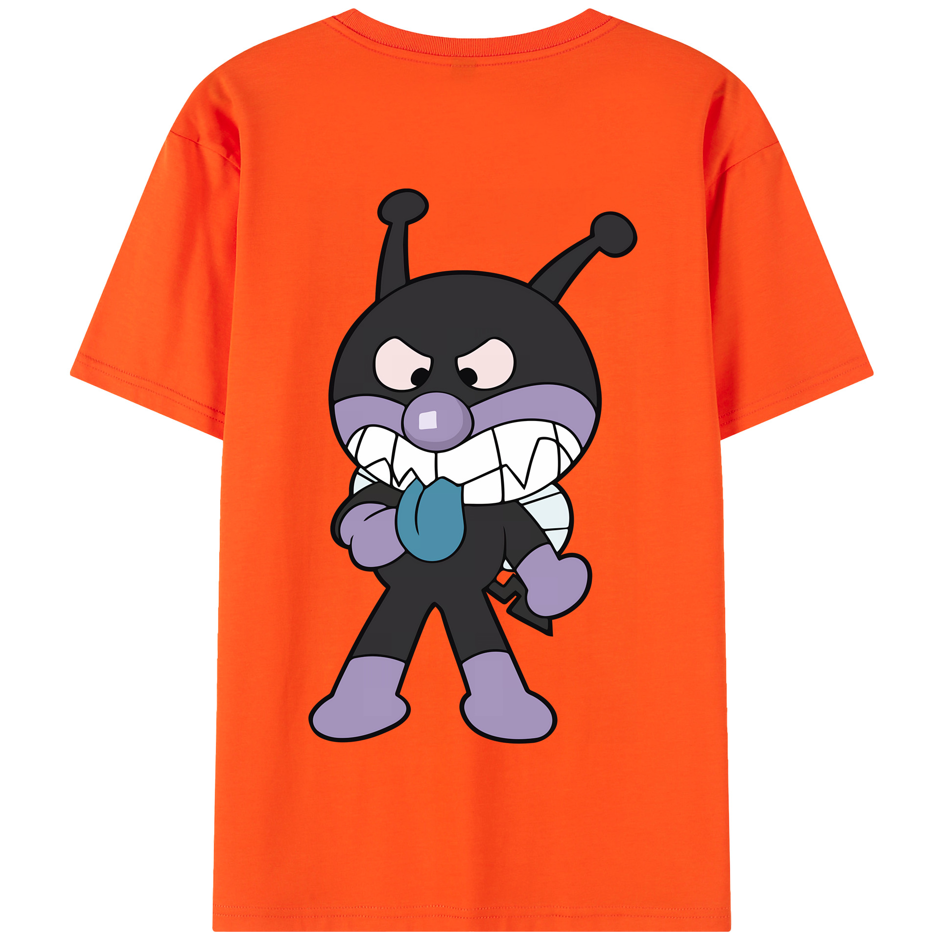 （画像用） アンパンマン Anpanman 綿100％半袖Tシャツ（背面プリント）