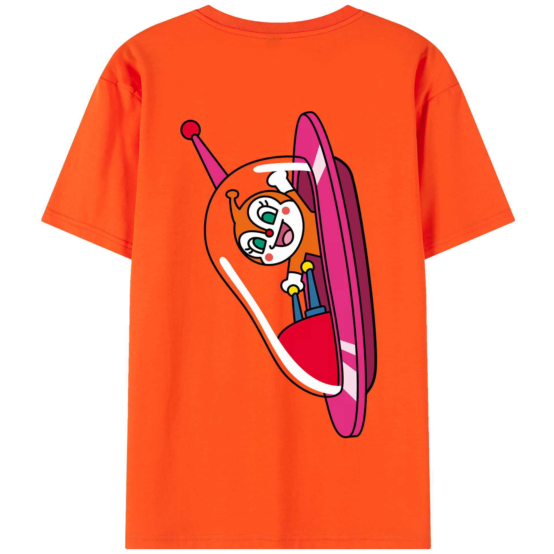 （画像用） アンパンマン Anpanman 綿100％半袖Tシャツ（背面プリント）