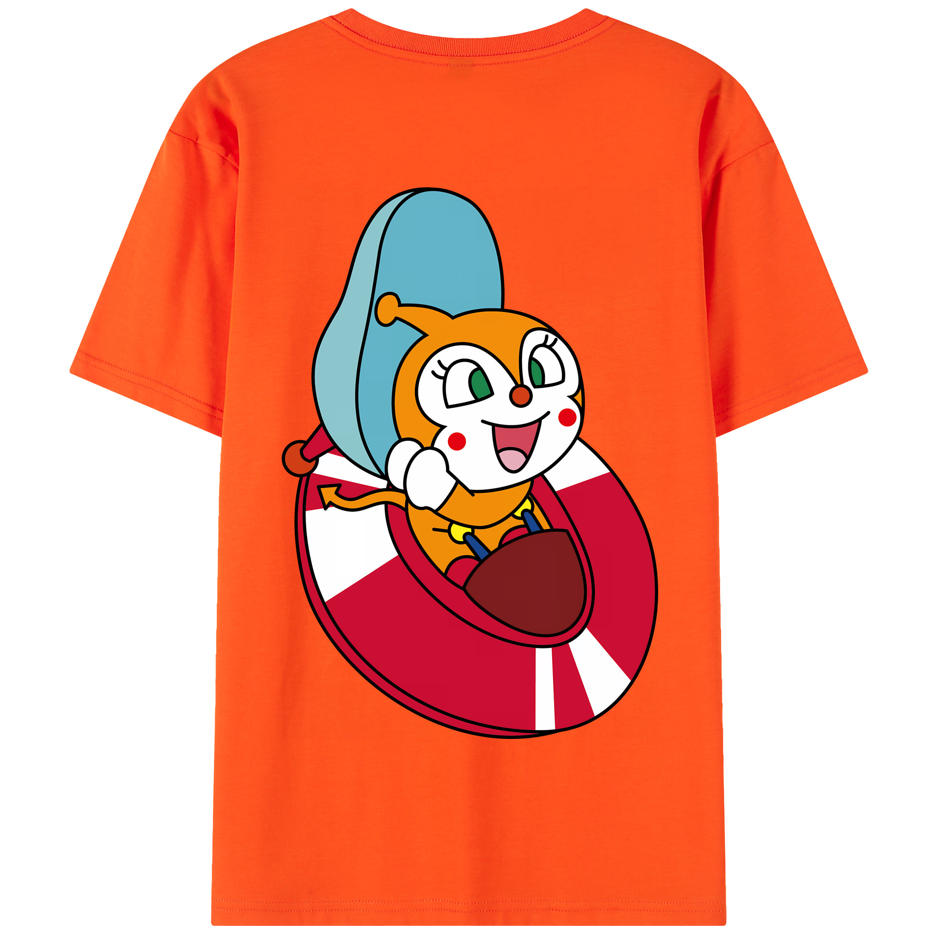 （画像用） アンパンマン Anpanman 綿100％半袖Tシャツ（背面プリント）