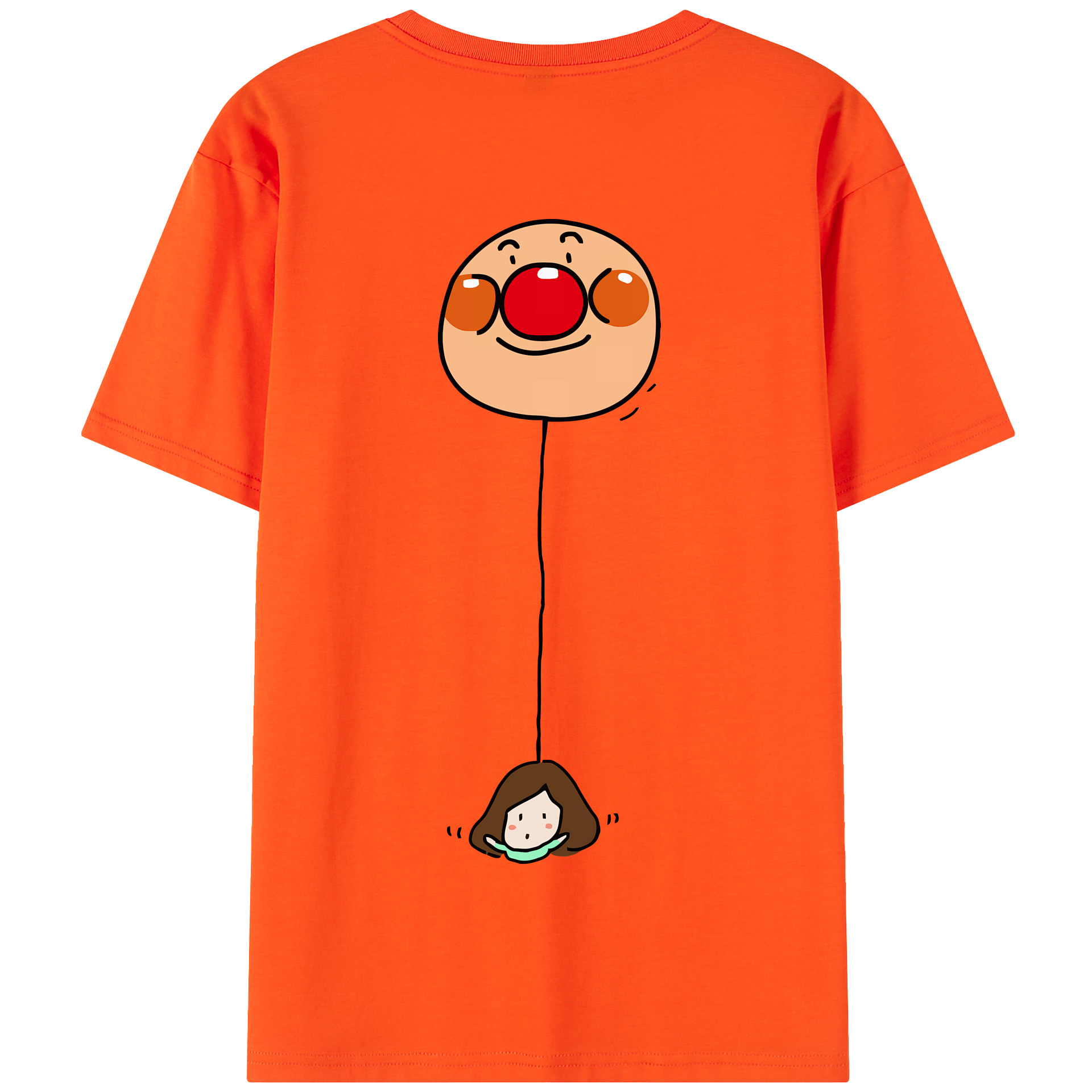 （画像用） アンパンマン Anpanman 綿100％半袖Tシャツ（背面プリント）