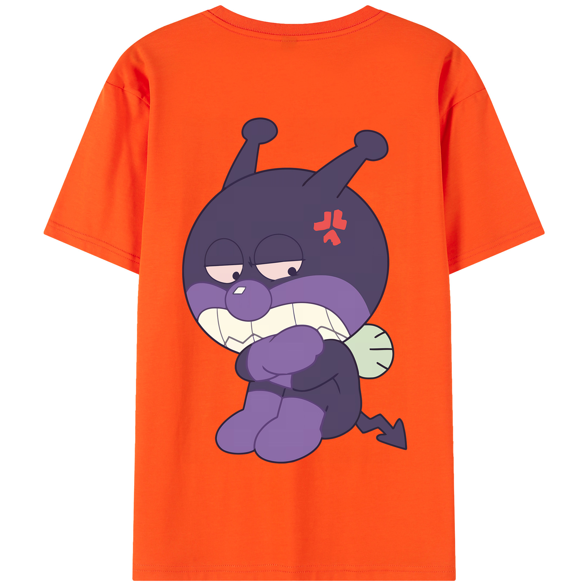 （画像用） アンパンマン Anpanman 綿100％半袖Tシャツ（背面プリント）