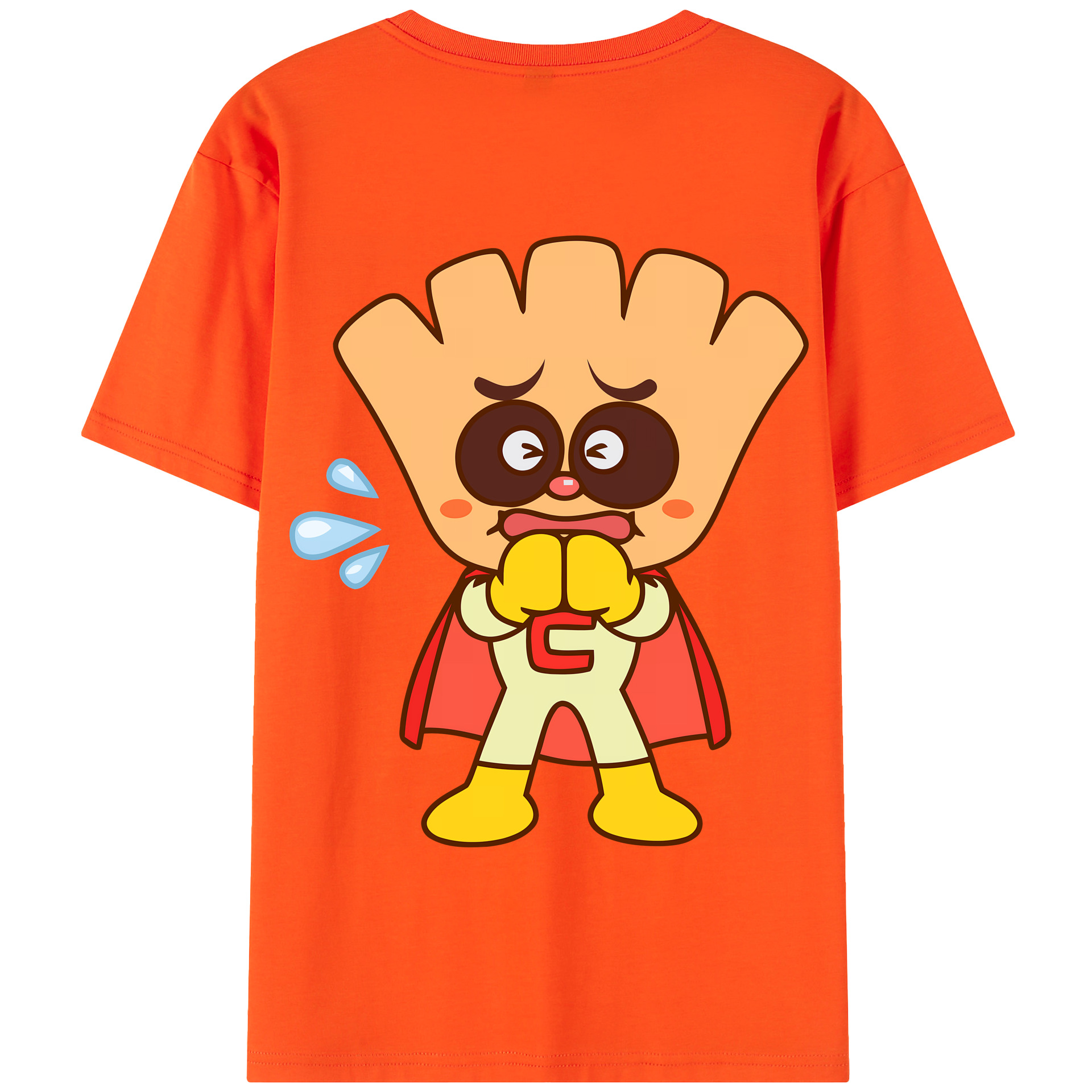 （画像用） アンパンマン Anpanman 綿100％半袖Tシャツ（背面プリント）