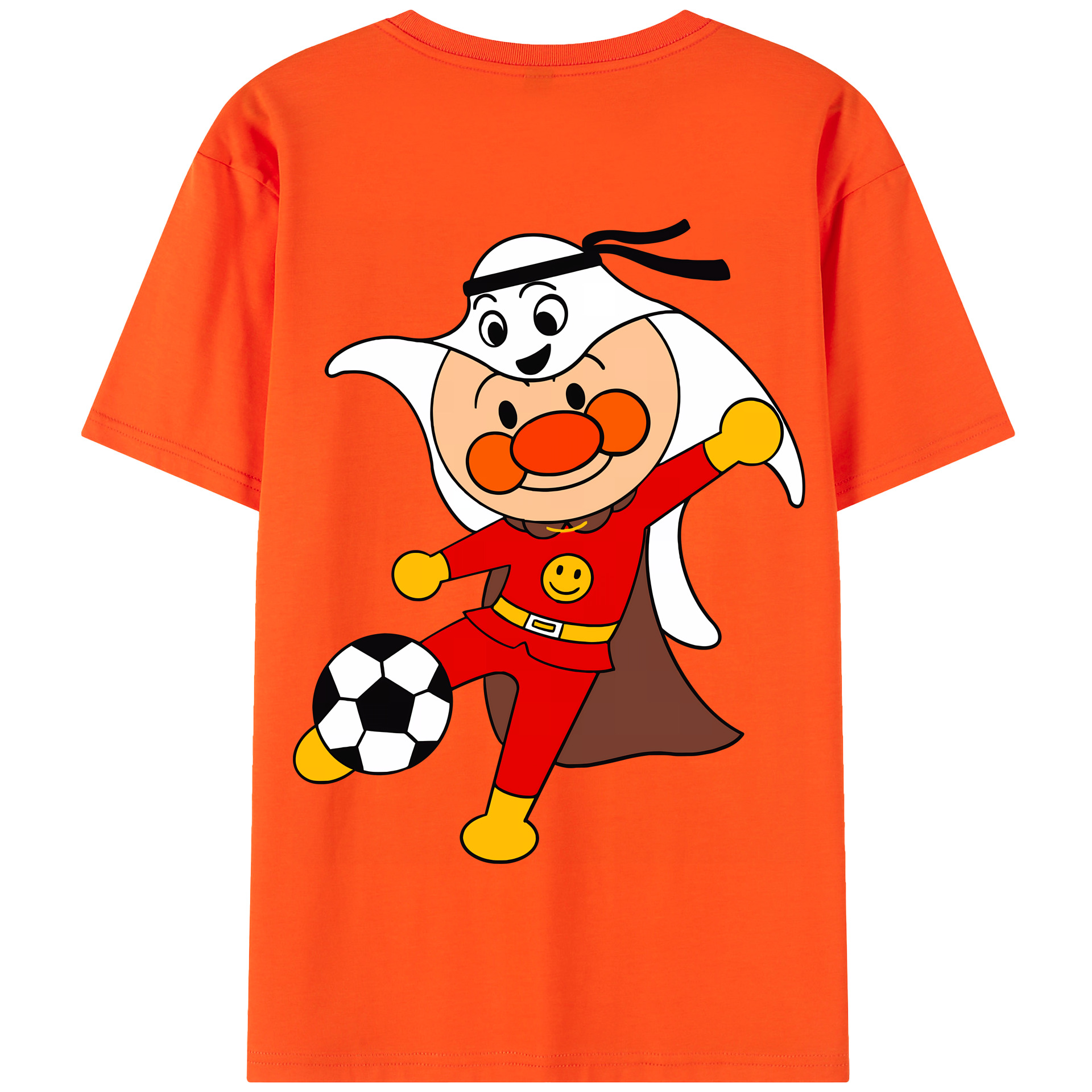 （画像用） アンパンマン Anpanman 綿100％半袖Tシャツ（背面プリント）