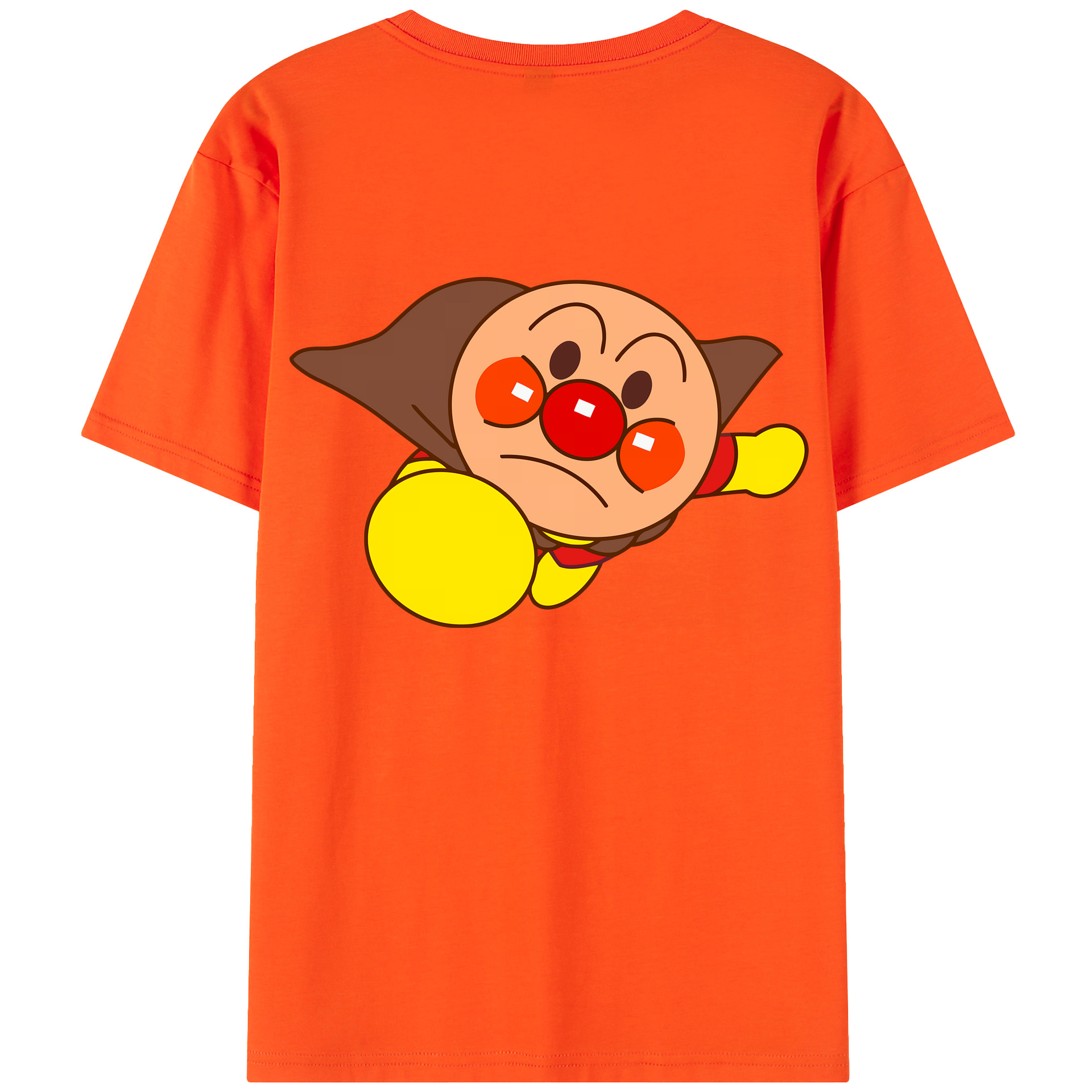 （画像用） アンパンマン Anpanman 綿100％半袖Tシャツ（背面プリント）