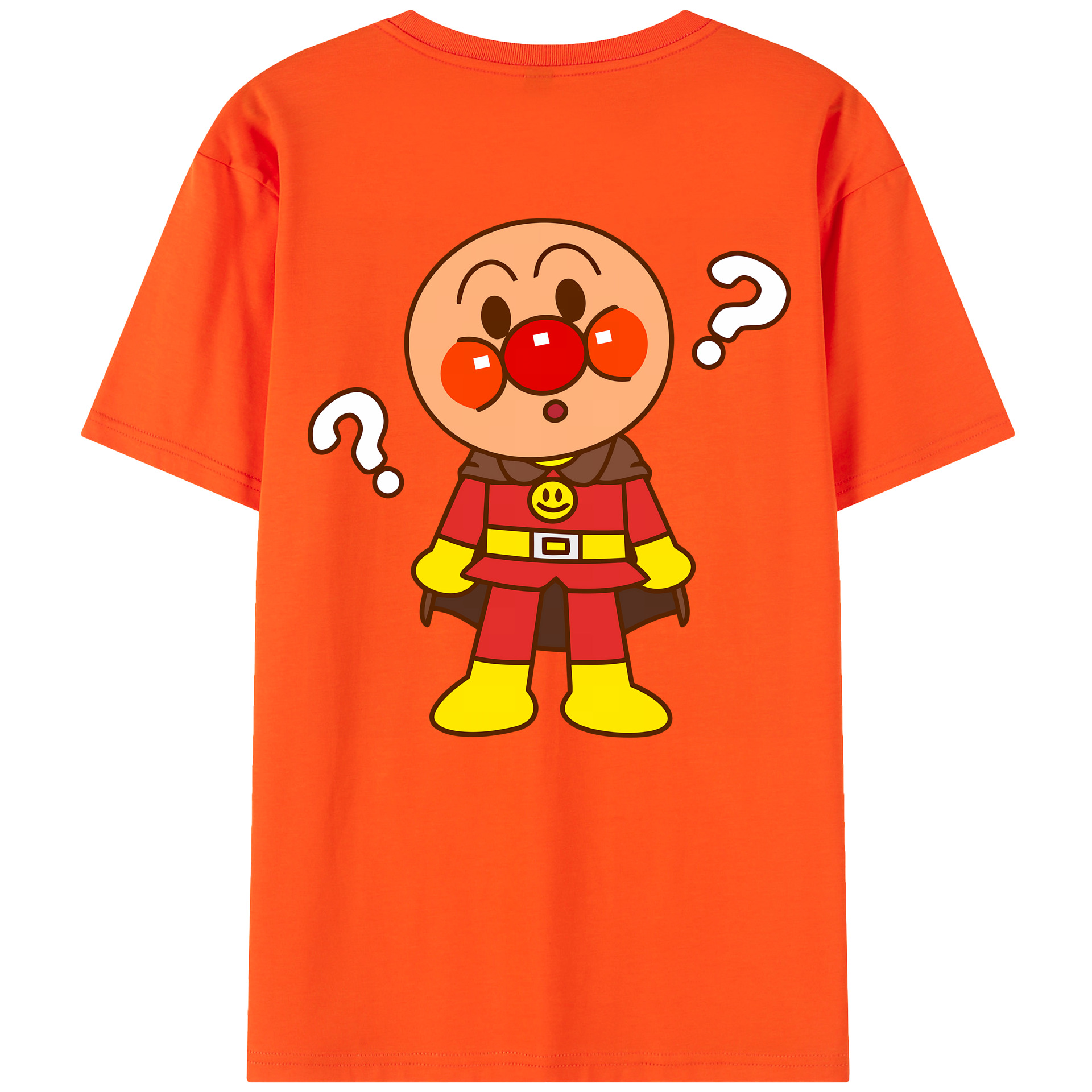 （画像用） アンパンマン Anpanman 綿100％半袖Tシャツ（背面プリント）