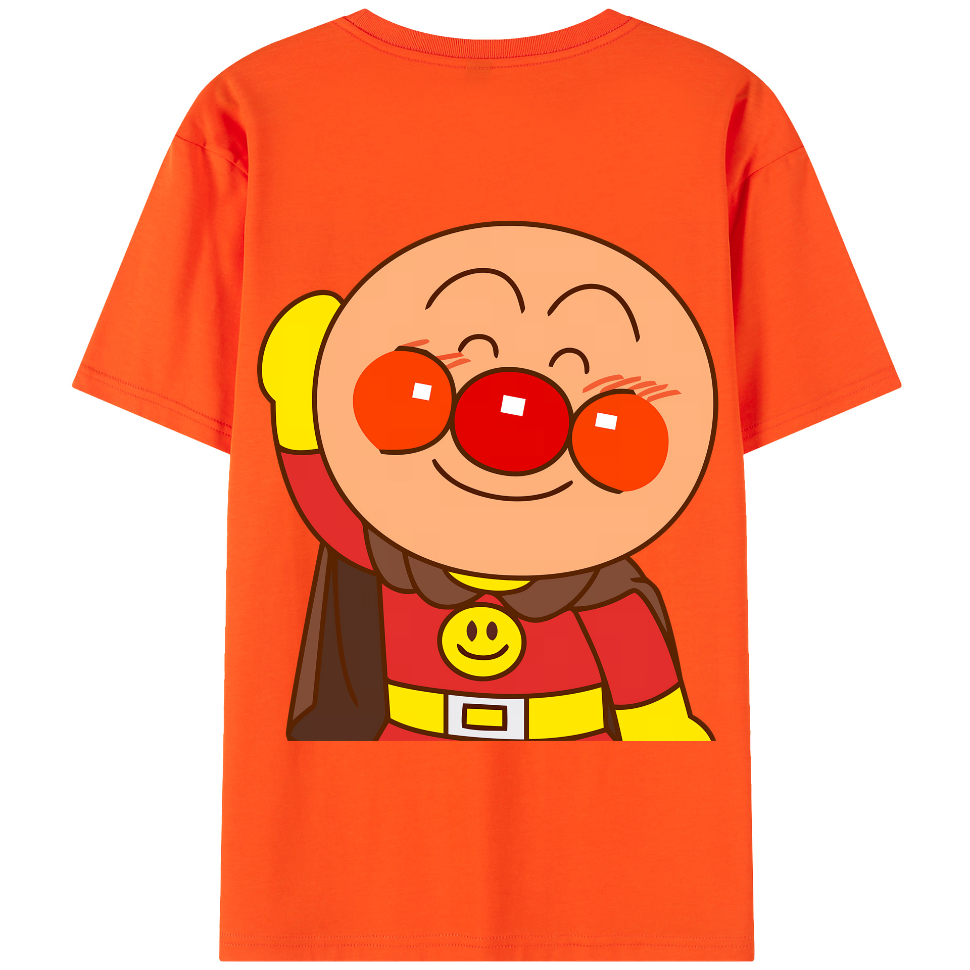 （画像用） アンパンマン Anpanman 綿100％半袖Tシャツ（背面プリント）