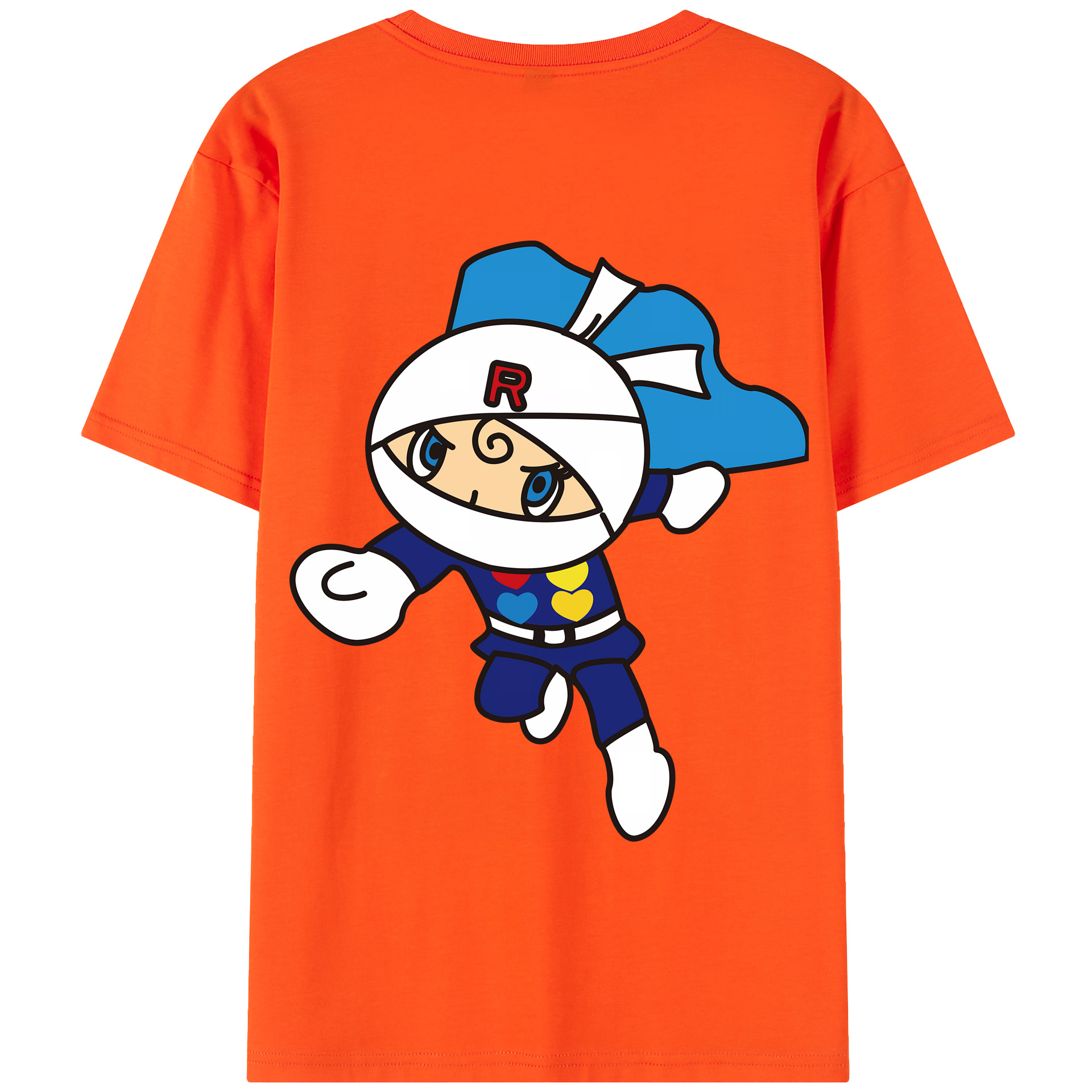 （画像用） アンパンマン Anpanman 綿100％半袖Tシャツ（背面プリント）