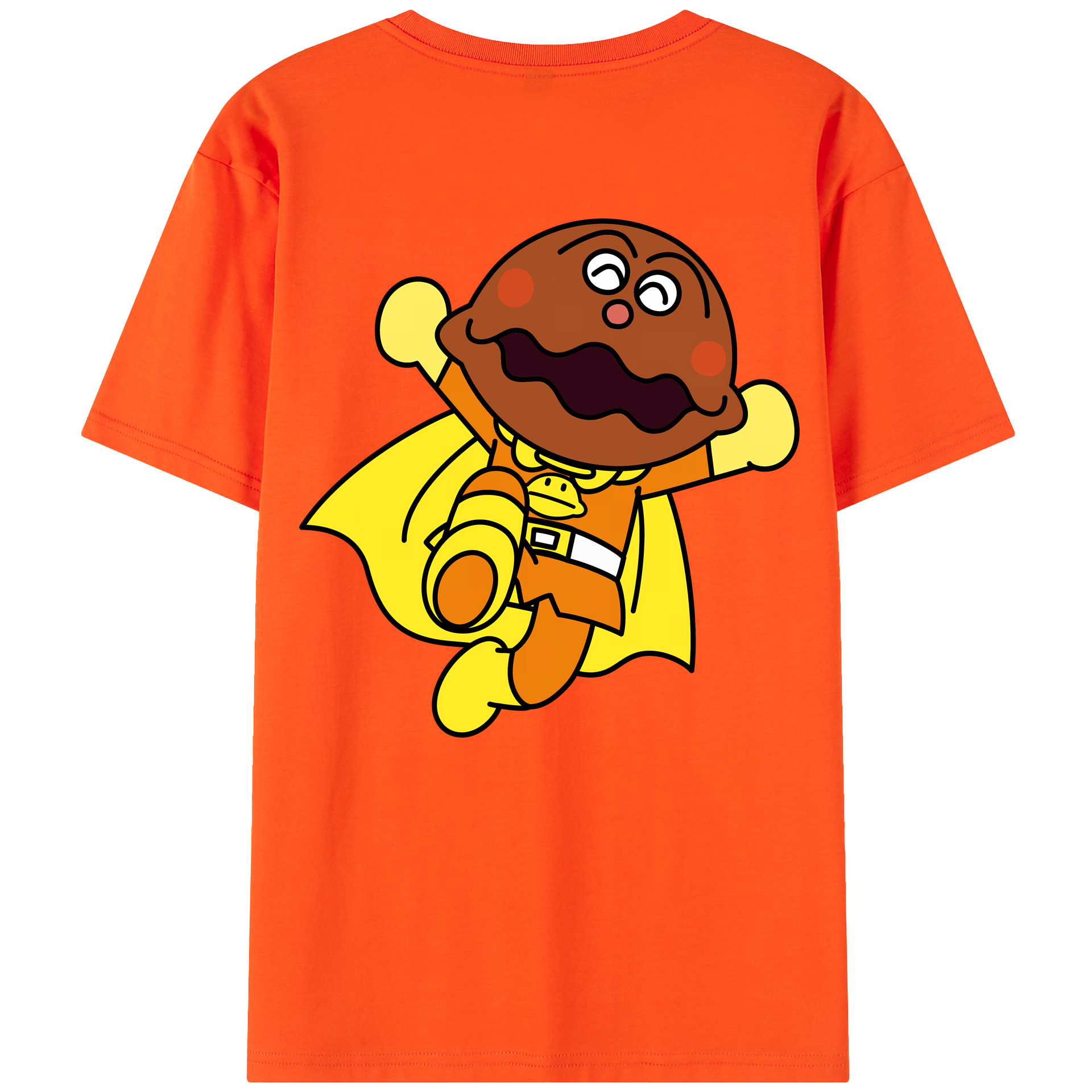 （画像用） アンパンマン Anpanman 綿100％半袖Tシャツ（背面プリント）