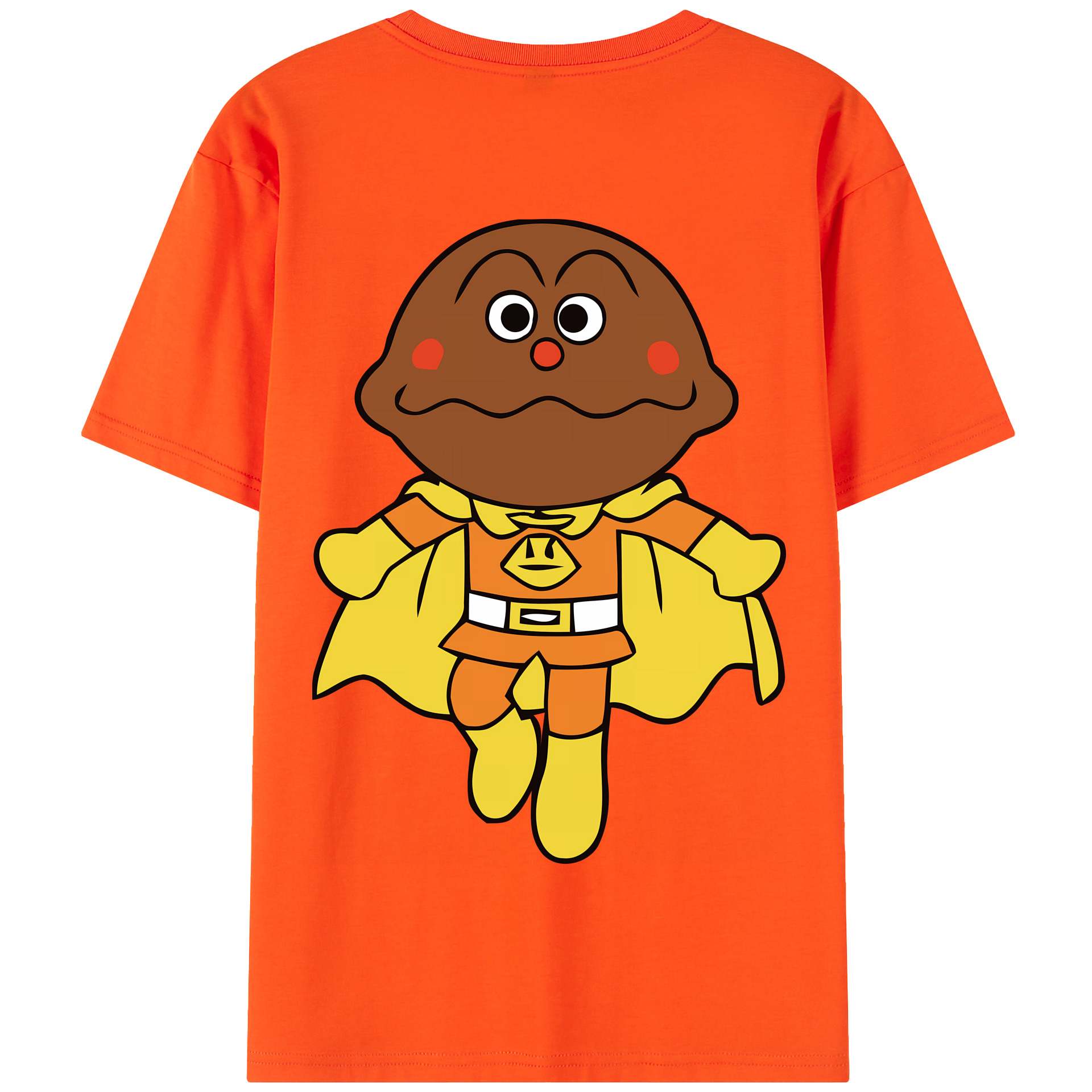 （画像用） アンパンマン Anpanman 綿100％半袖Tシャツ（背面プリント）