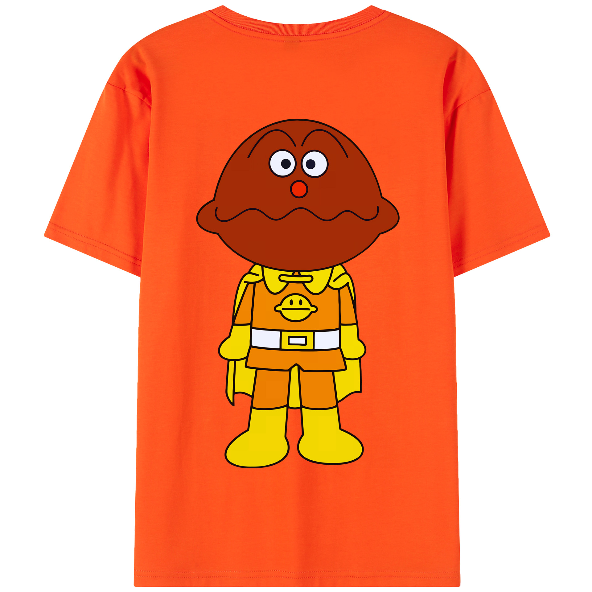 （画像用） アンパンマン Anpanman 綿100％半袖Tシャツ（背面プリント）