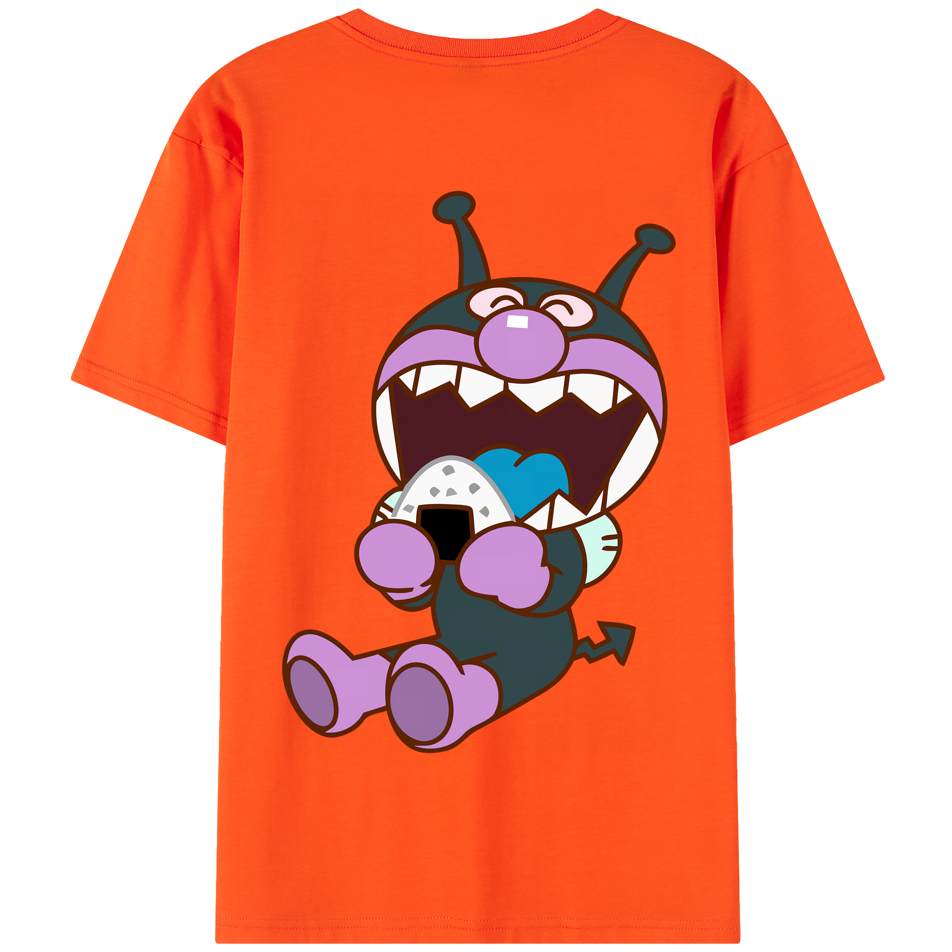 （画像用） アンパンマン Anpanman 綿100％半袖Tシャツ（背面プリント）