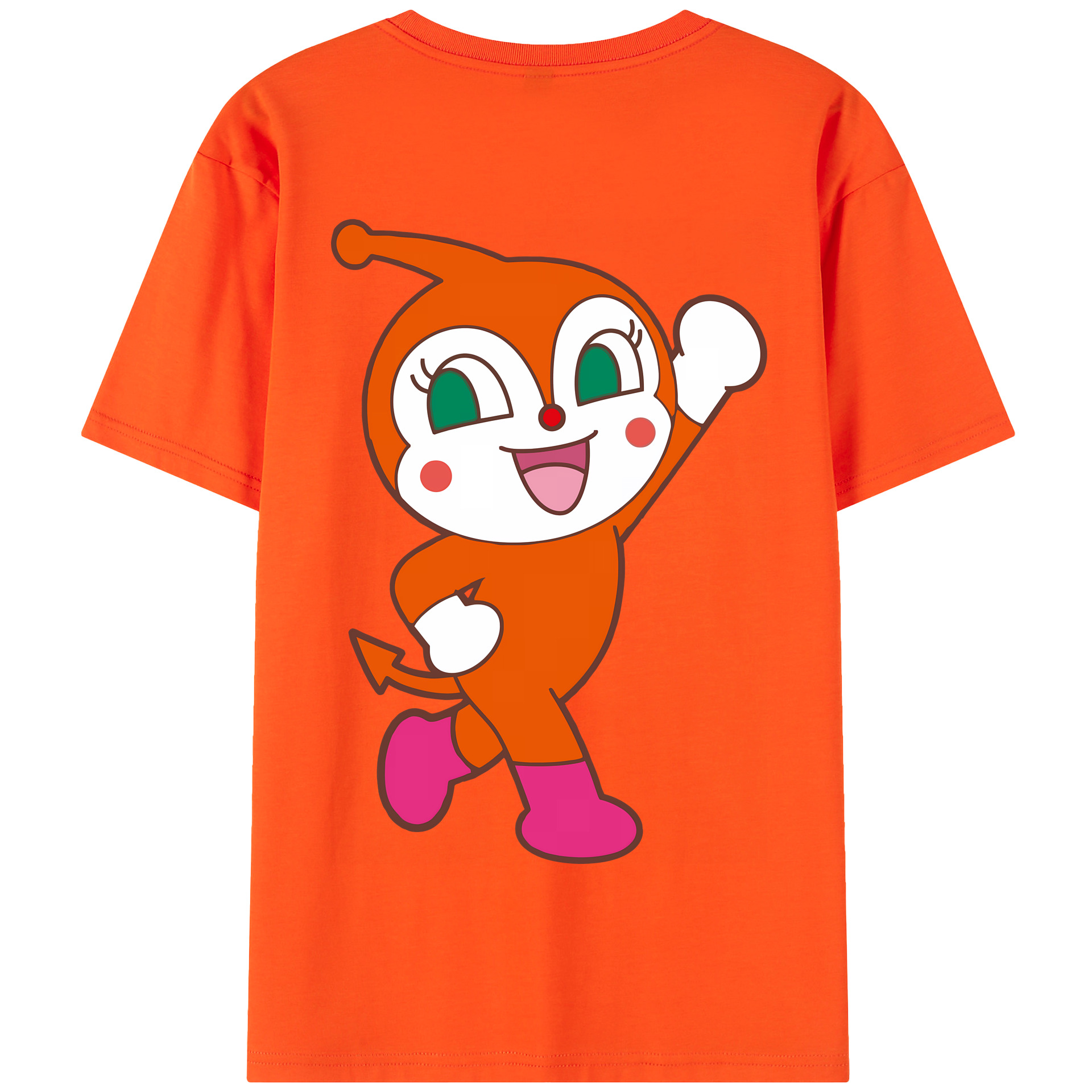 （画像用） アンパンマン Anpanman 綿100％半袖Tシャツ（背面プリント）