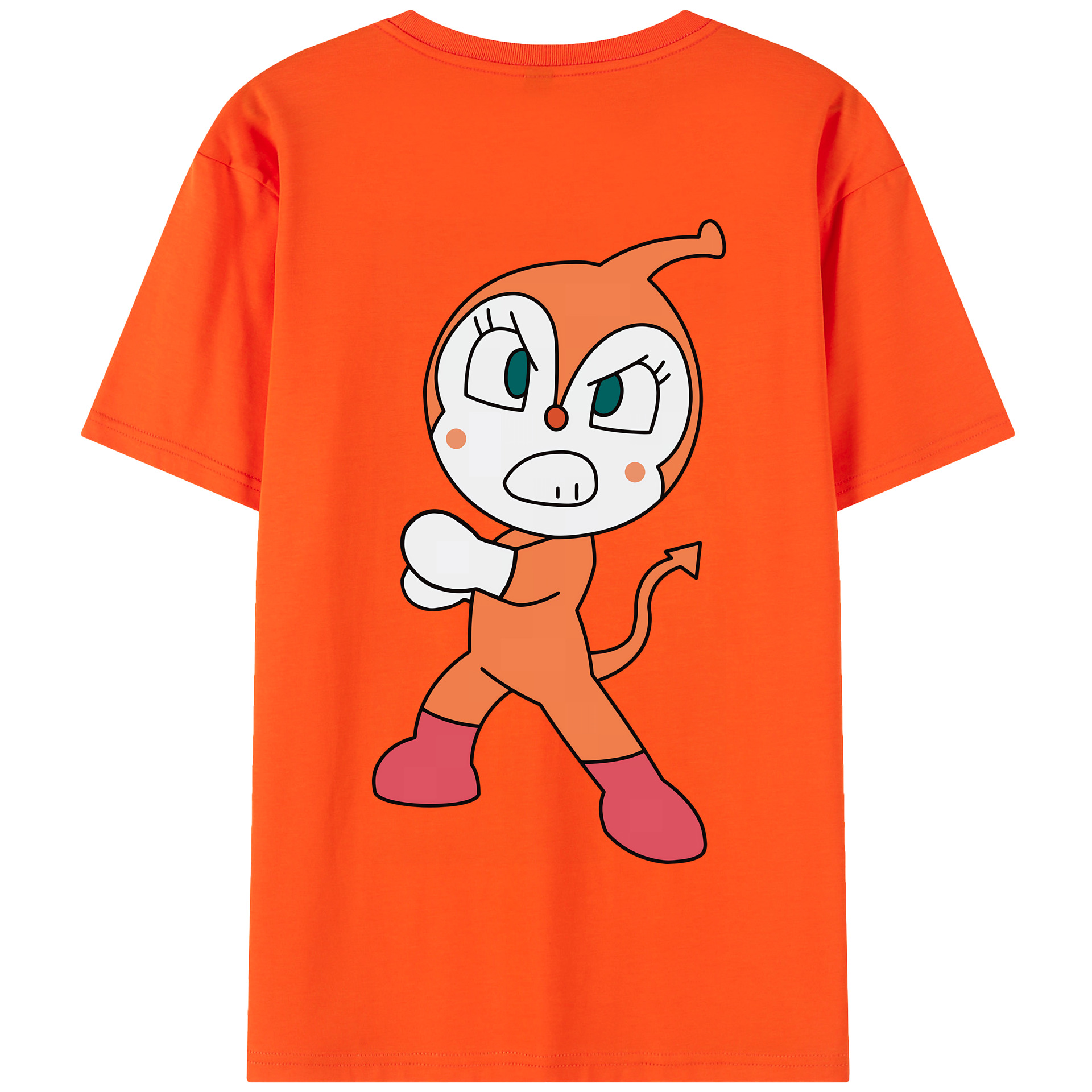 （画像用） アンパンマン Anpanman 綿100％半袖Tシャツ（背面プリント）