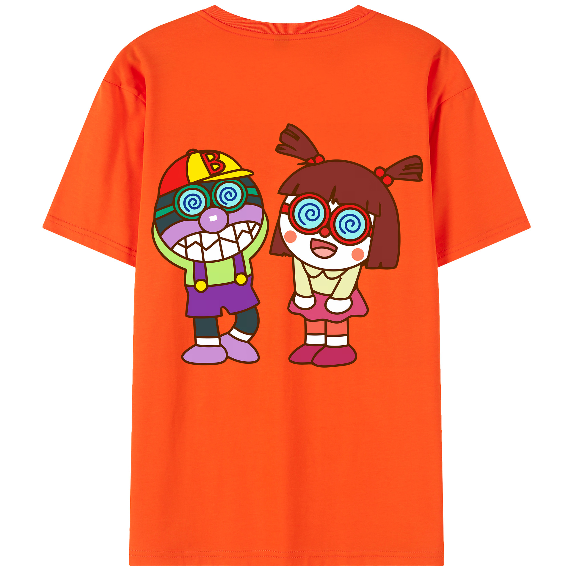 （画像用） アンパンマン Anpanman 綿100％半袖Tシャツ（背面プリント）