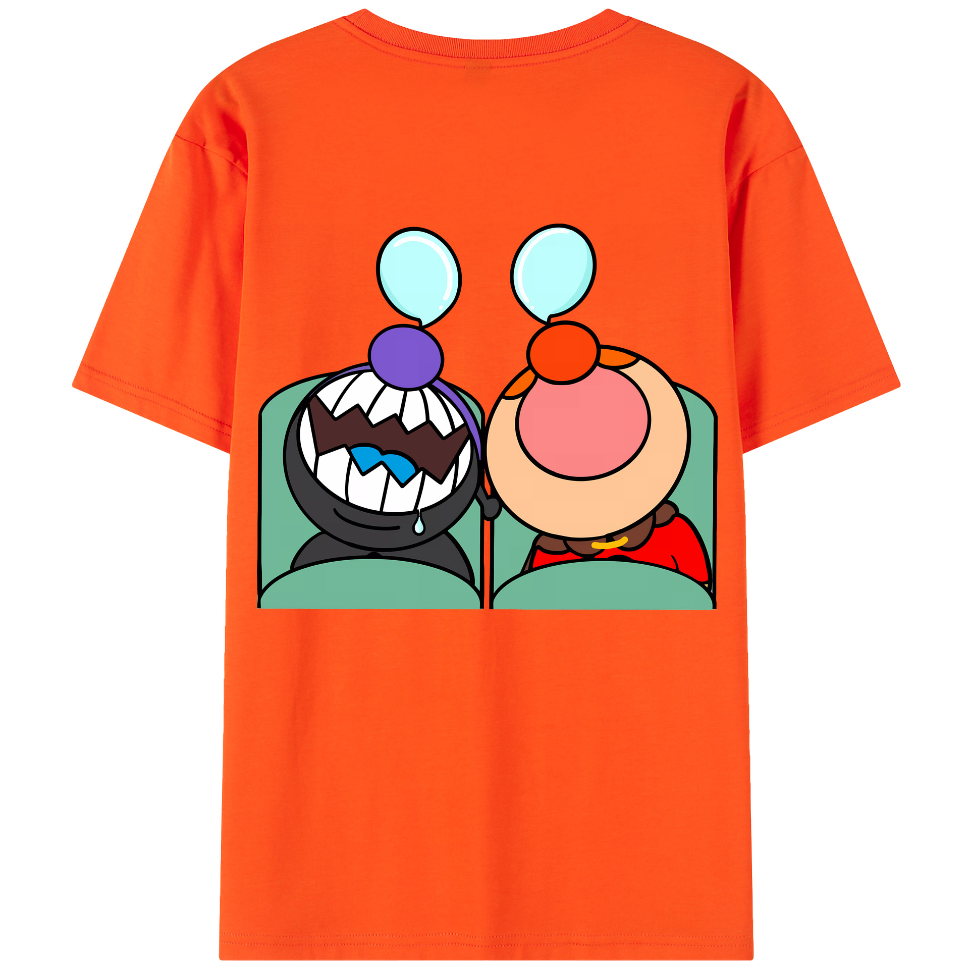 （画像用） アンパンマン Anpanman 綿100％半袖Tシャツ（背面プリント）