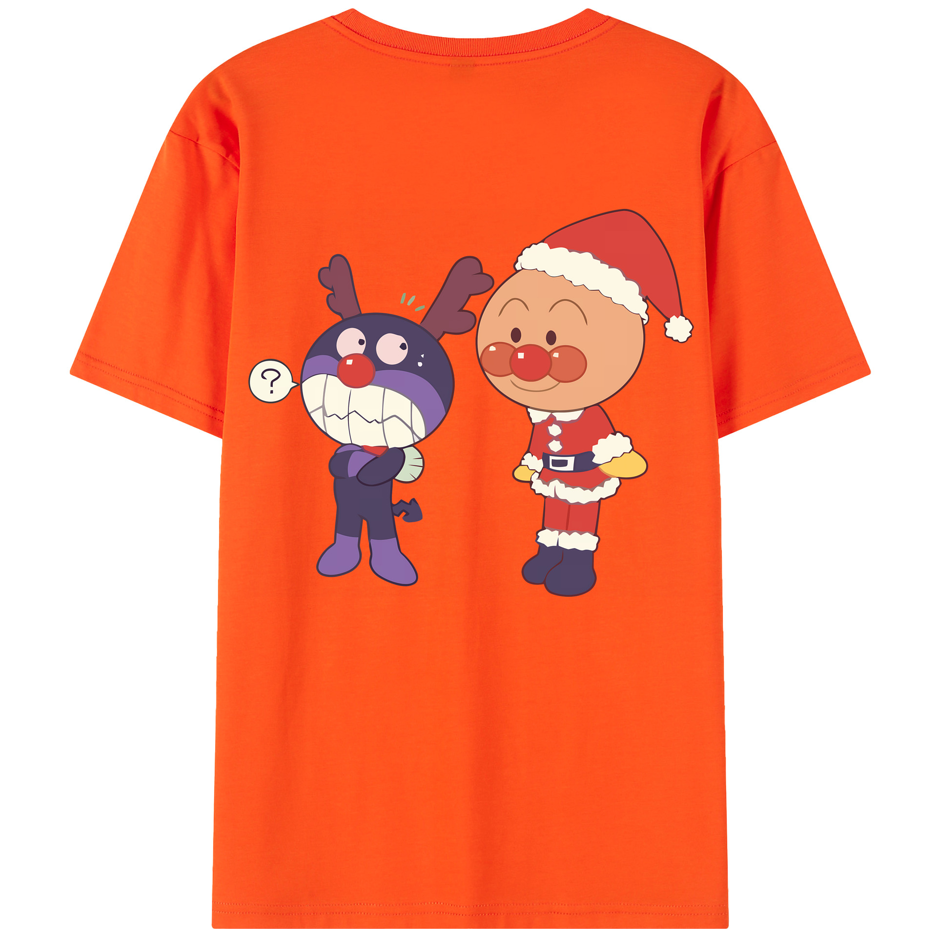（画像用） アンパンマン Anpanman 綿100％半袖Tシャツ（背面プリント）