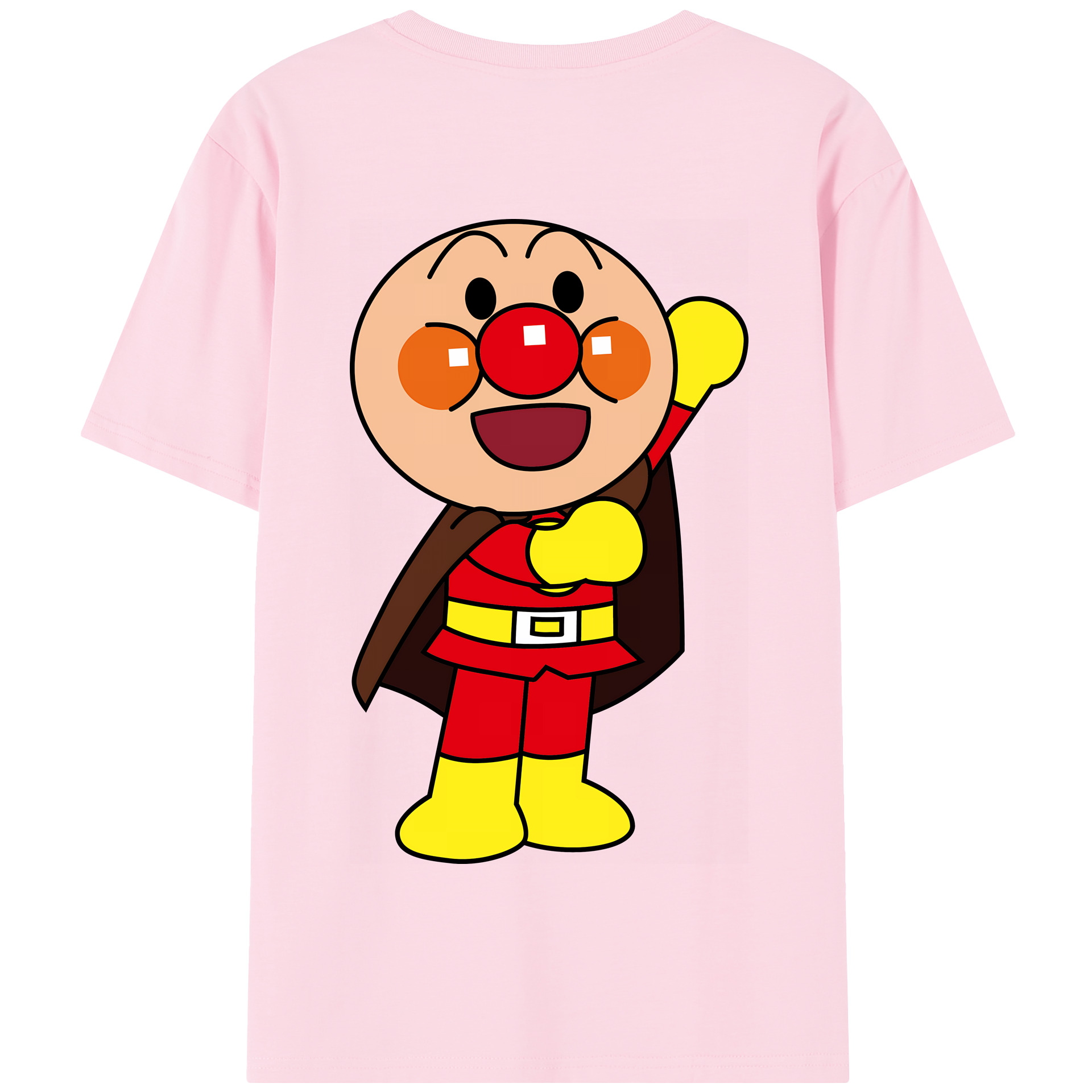 （画像用） アンパンマン Anpanman 綿100％半袖Tシャツ（背面プリント）