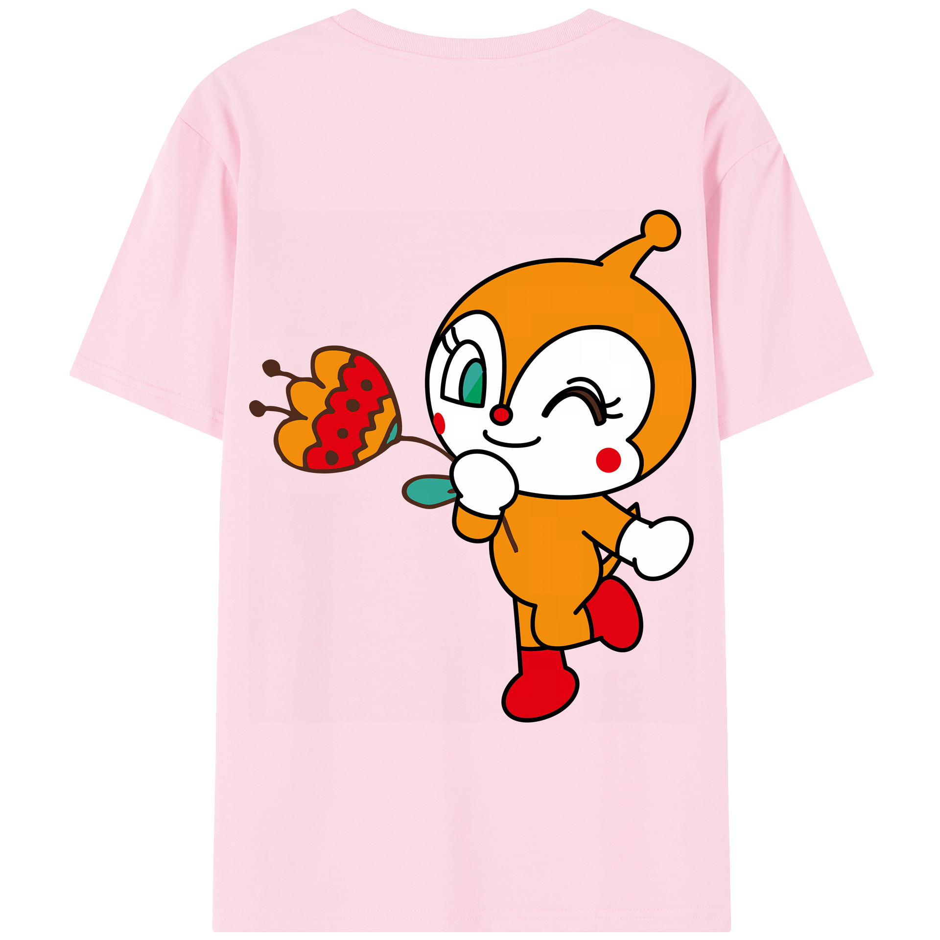 アンパンマン Anpanman 綿100％半袖Tシャツ（背面プリント）