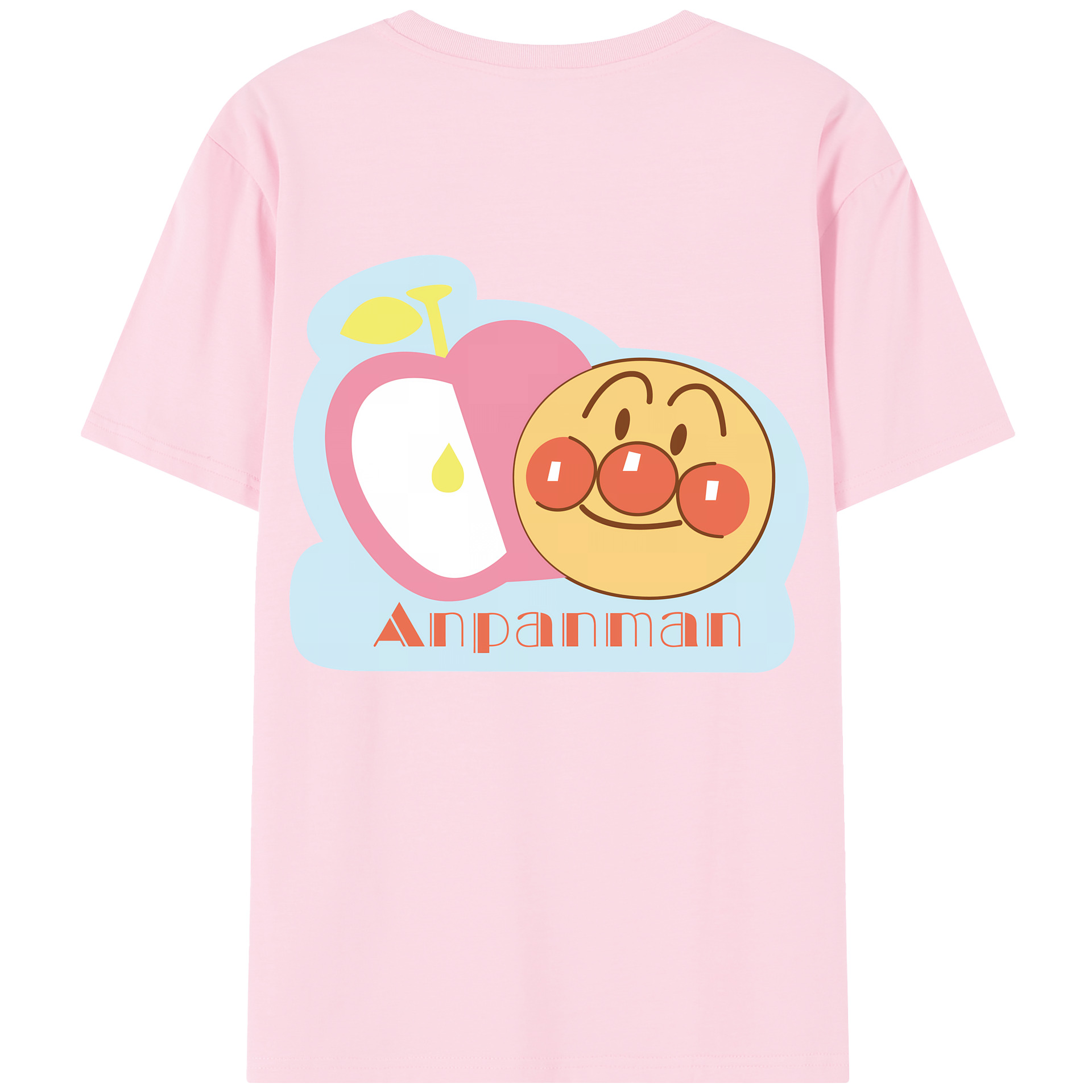 （画像用） アンパンマン Anpanman 綿100％半袖Tシャツ（背面プリント）