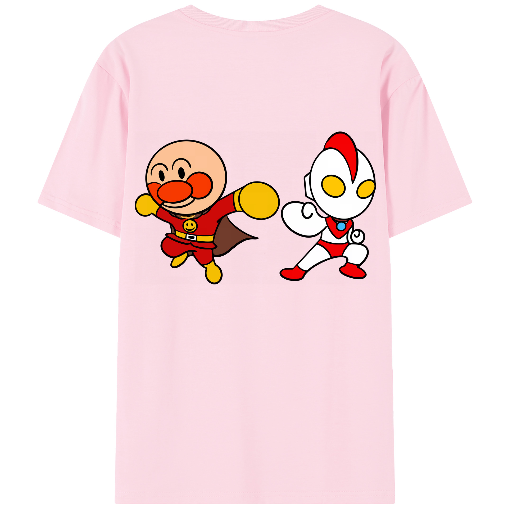 （画像用） アンパンマン Anpanman 綿100％半袖Tシャツ（背面プリント）