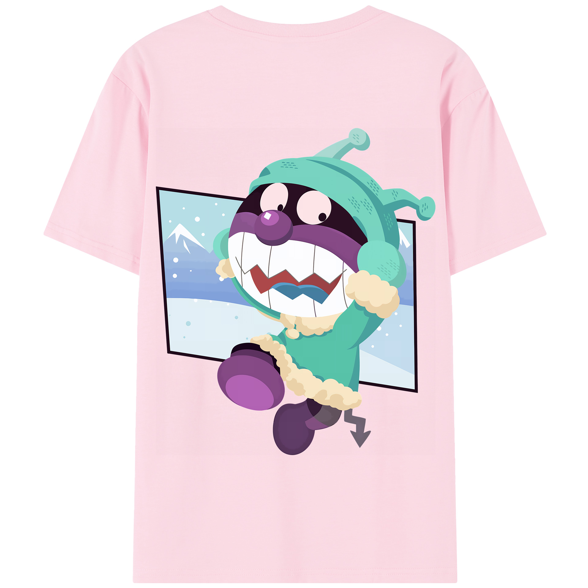 （画像用） アンパンマン Anpanman 綿100％半袖Tシャツ（背面プリント）
