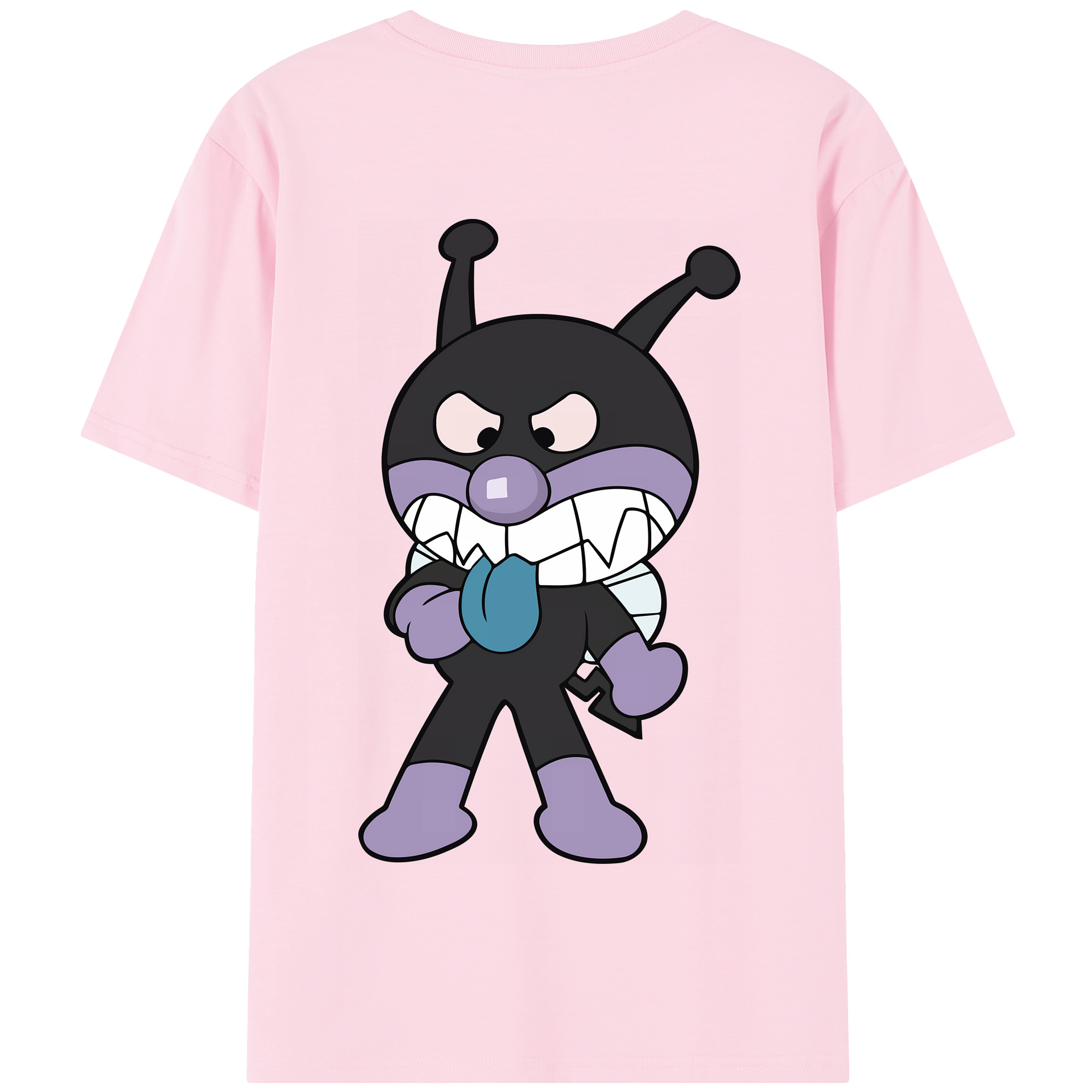 （画像用） アンパンマン Anpanman 綿100％半袖Tシャツ（背面プリント）