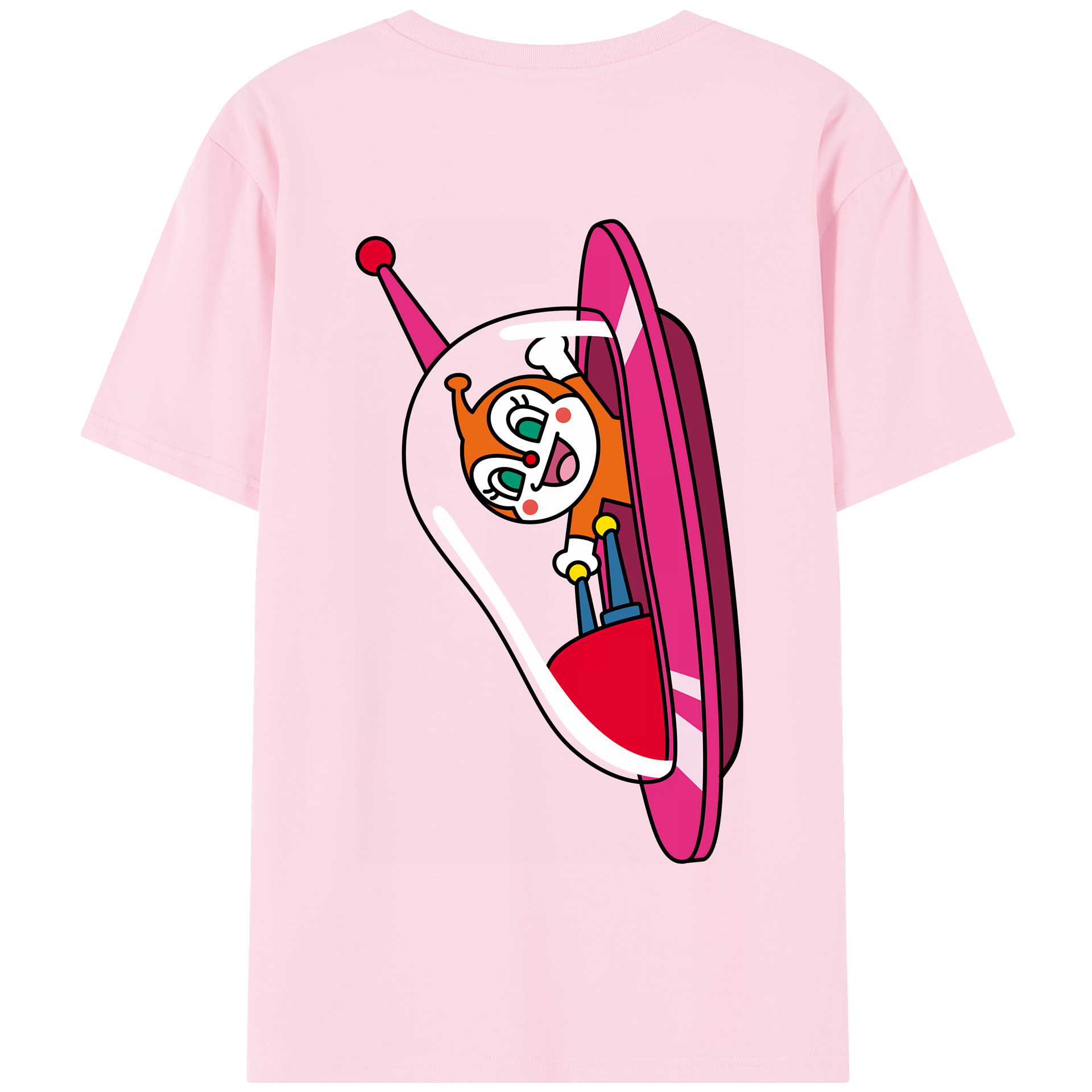 （画像用） アンパンマン Anpanman 綿100％半袖Tシャツ（背面プリント）