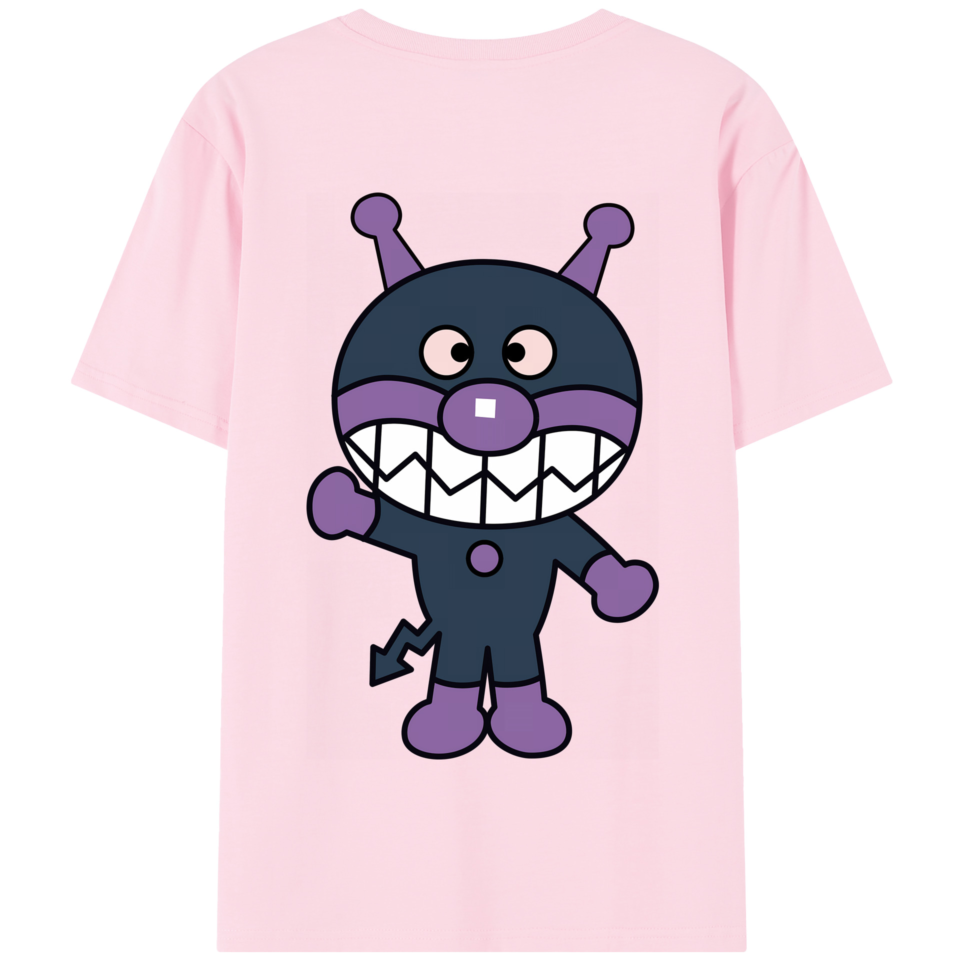 （画像用） アンパンマン Anpanman 綿100％半袖Tシャツ（背面プリント）