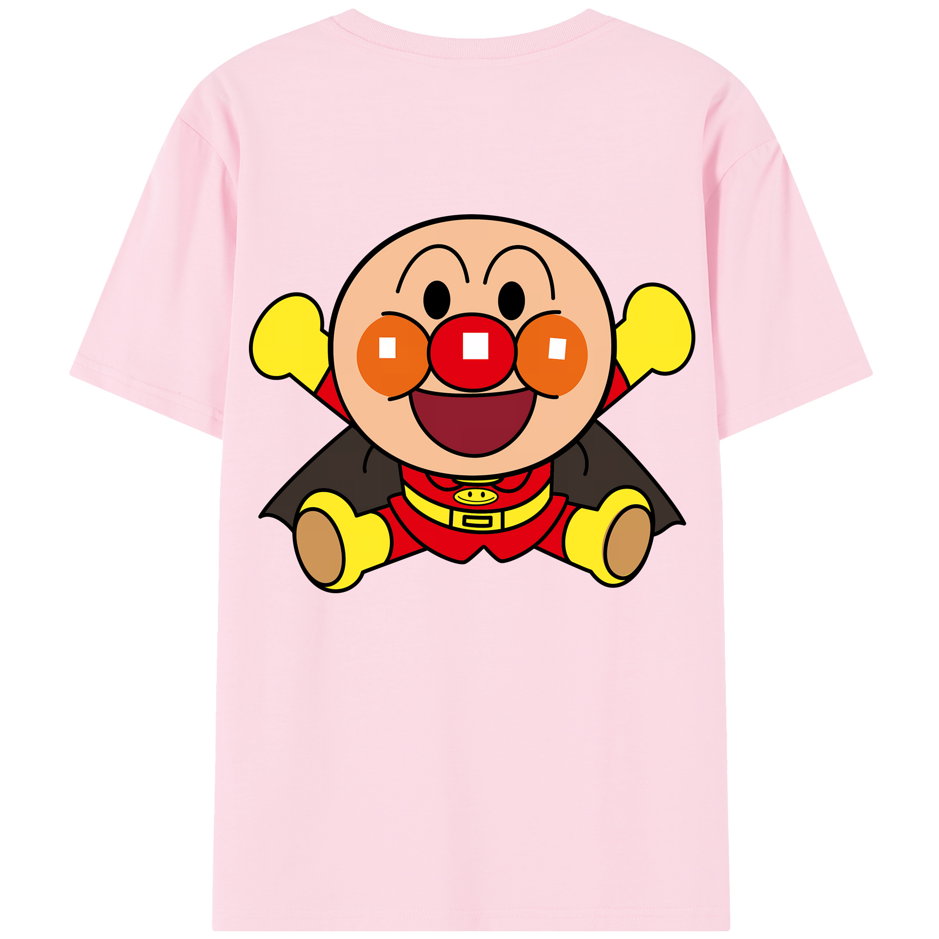 （画像用） アンパンマン Anpanman 綿100％半袖Tシャツ（背面プリント）