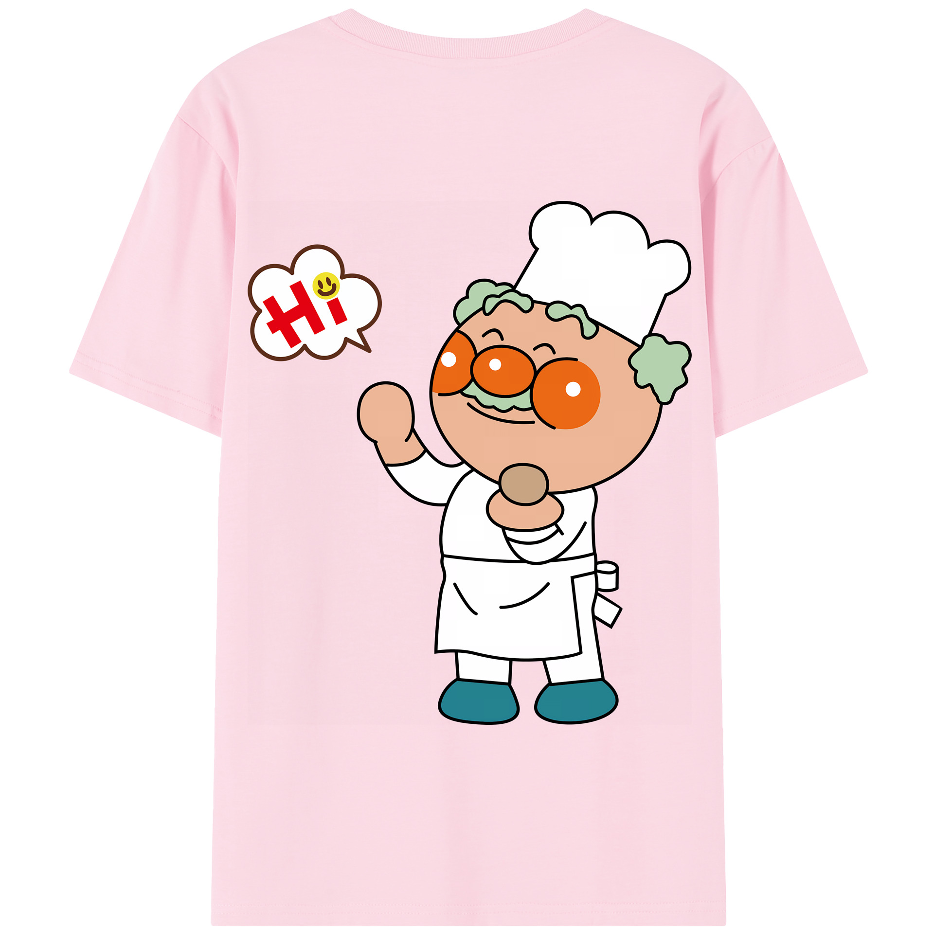 （画像用） アンパンマン Anpanman 綿100％半袖Tシャツ（背面プリント）