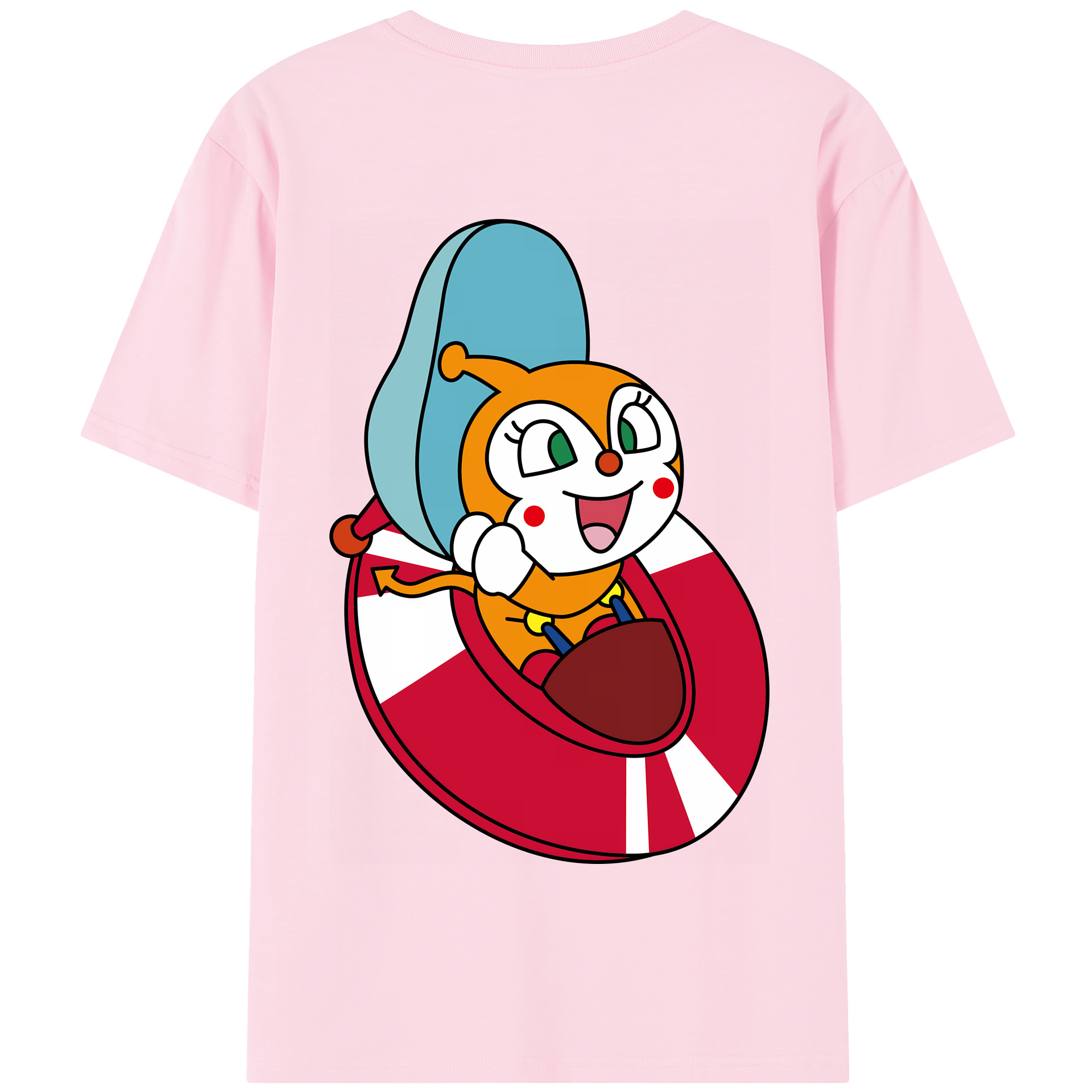 （画像用） アンパンマン Anpanman 綿100％半袖Tシャツ（背面プリント）