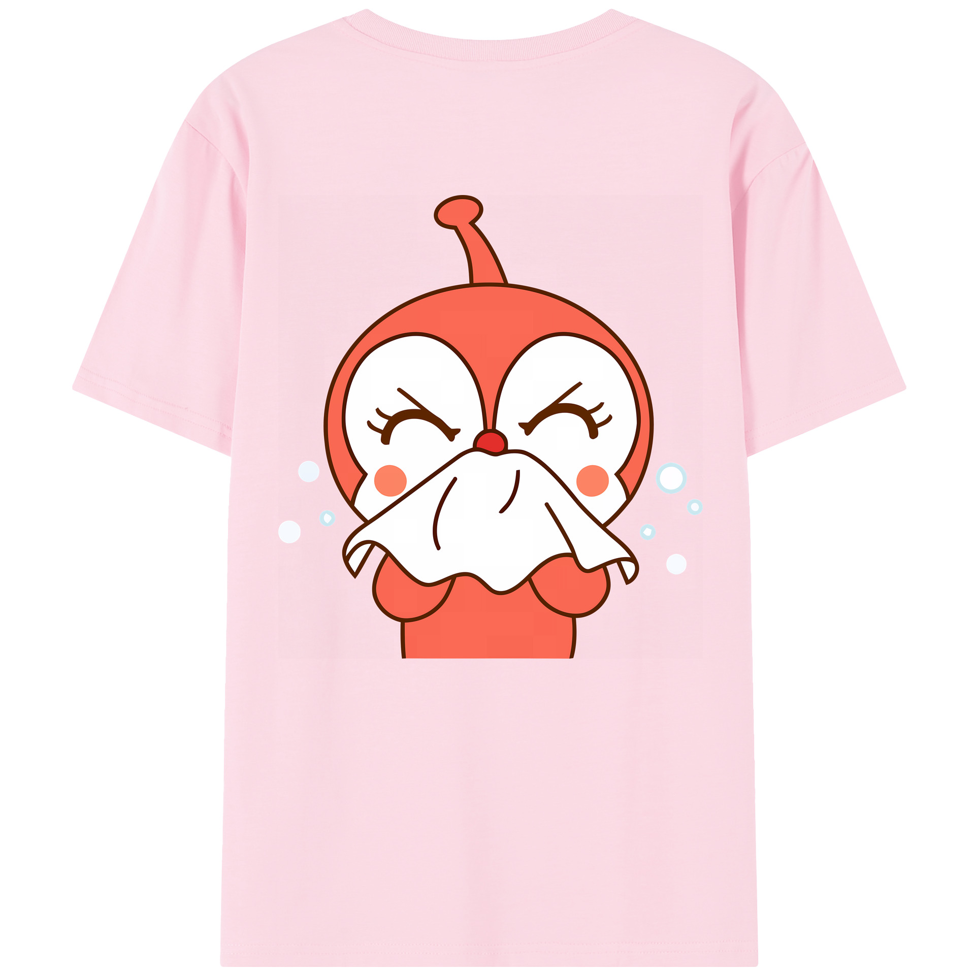 （画像用） アンパンマン Anpanman 綿100％半袖Tシャツ（背面プリント）