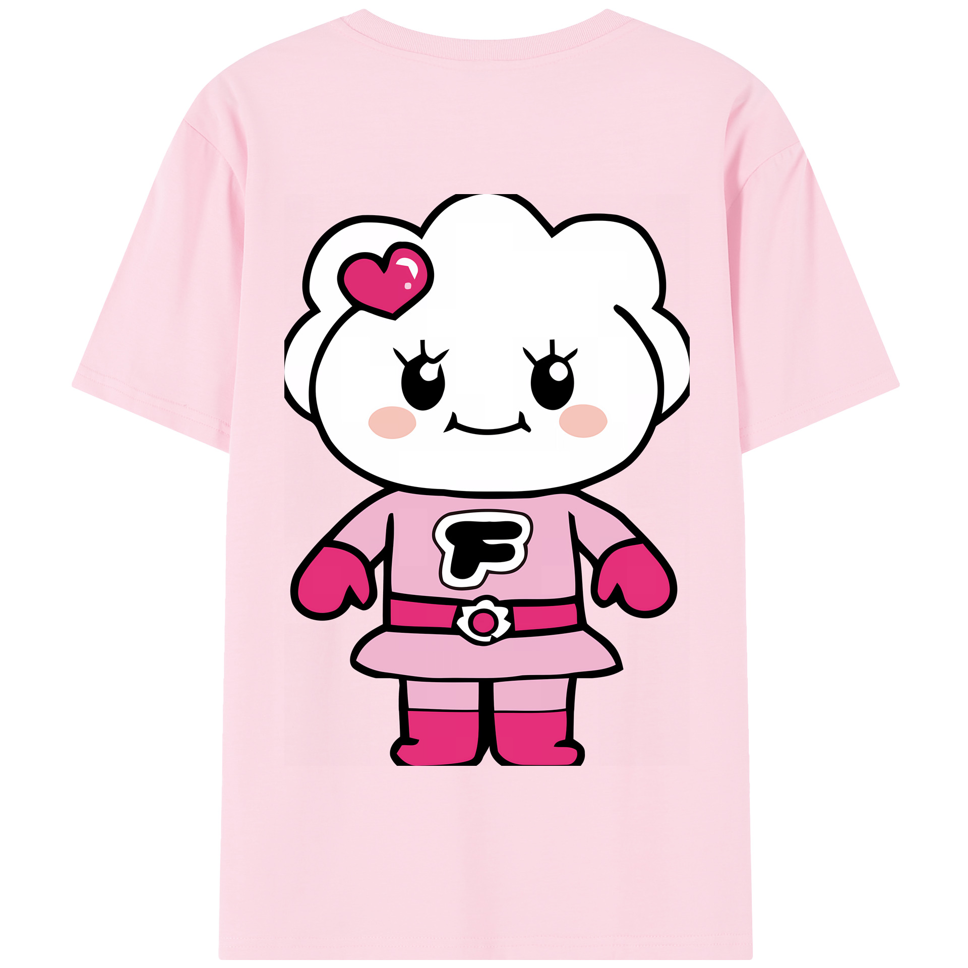 （画像用） アンパンマン Anpanman 綿100％半袖Tシャツ（背面プリント）