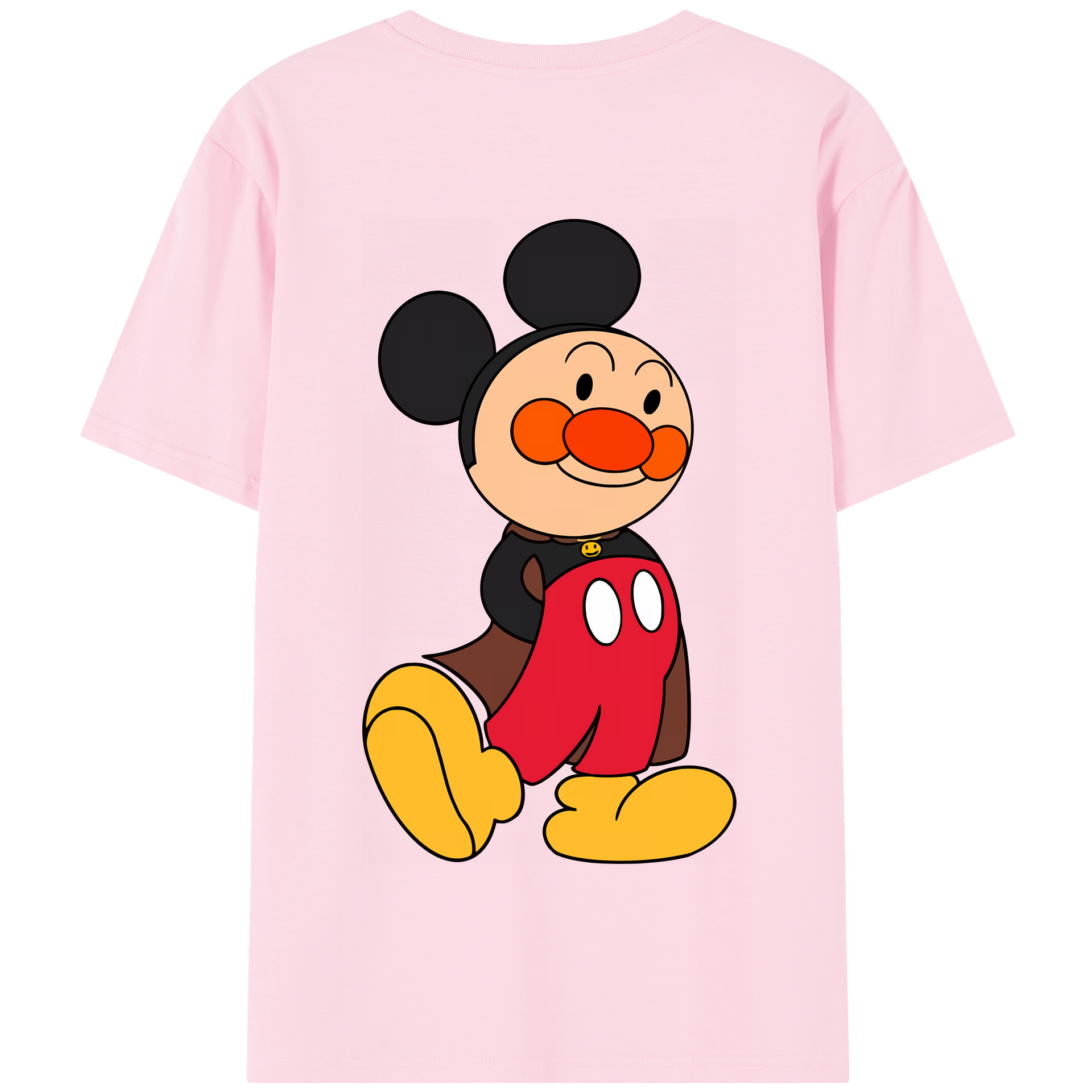 （画像用） アンパンマン Anpanman 綿100％半袖Tシャツ（背面プリント）