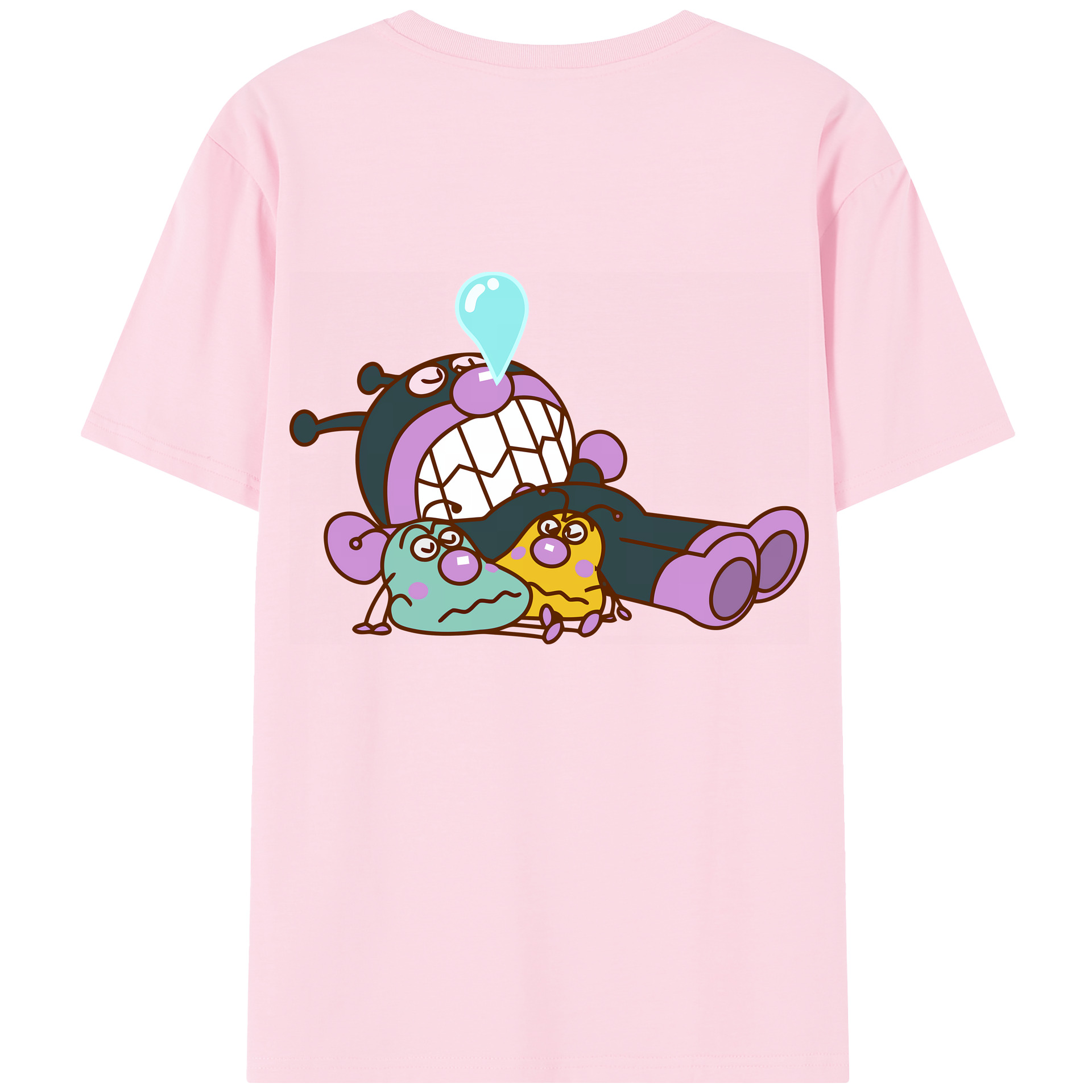 （画像用） アンパンマン Anpanman 綿100％半袖Tシャツ（背面プリント）
