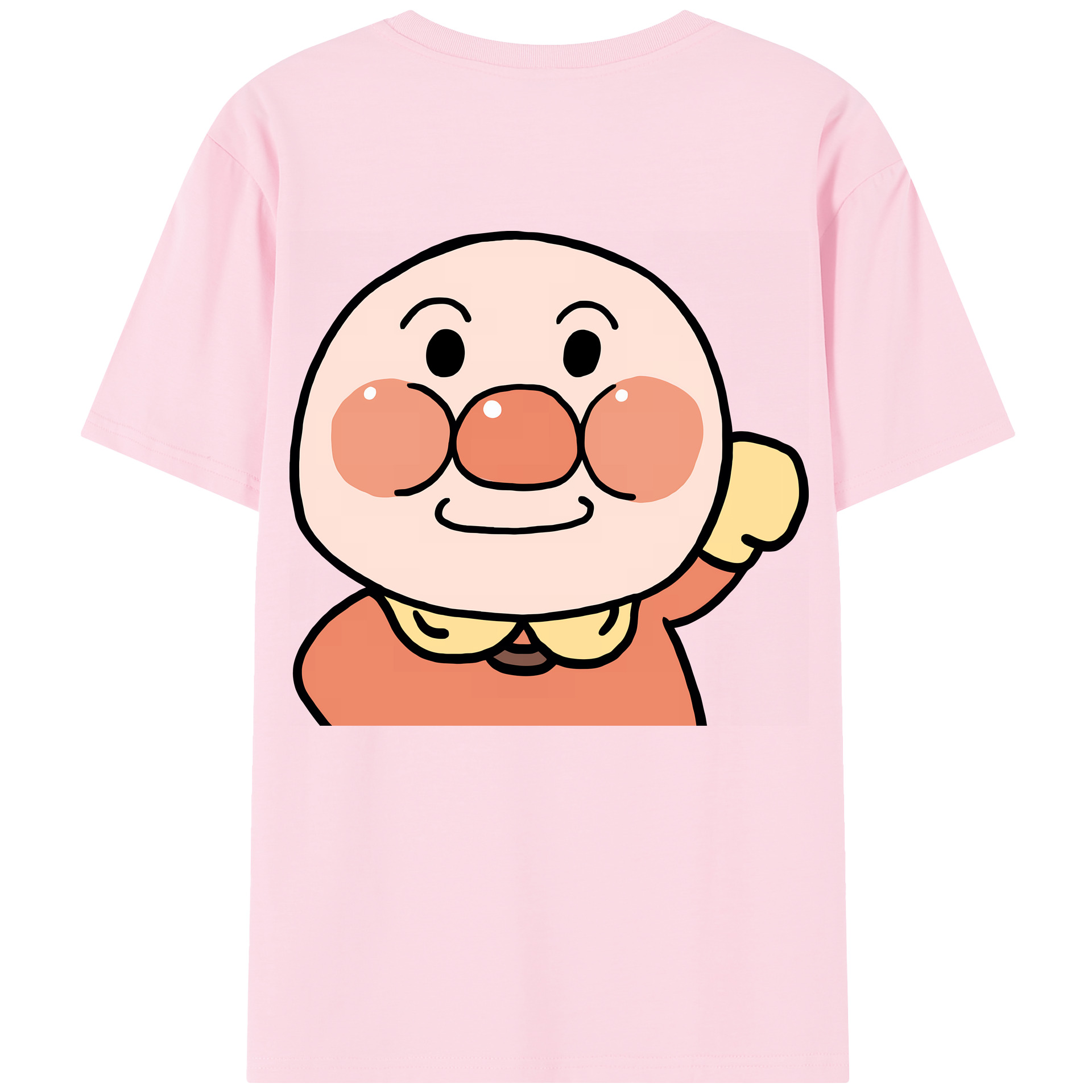 （画像用） アンパンマン Anpanman 綿100％半袖Tシャツ（背面プリント）