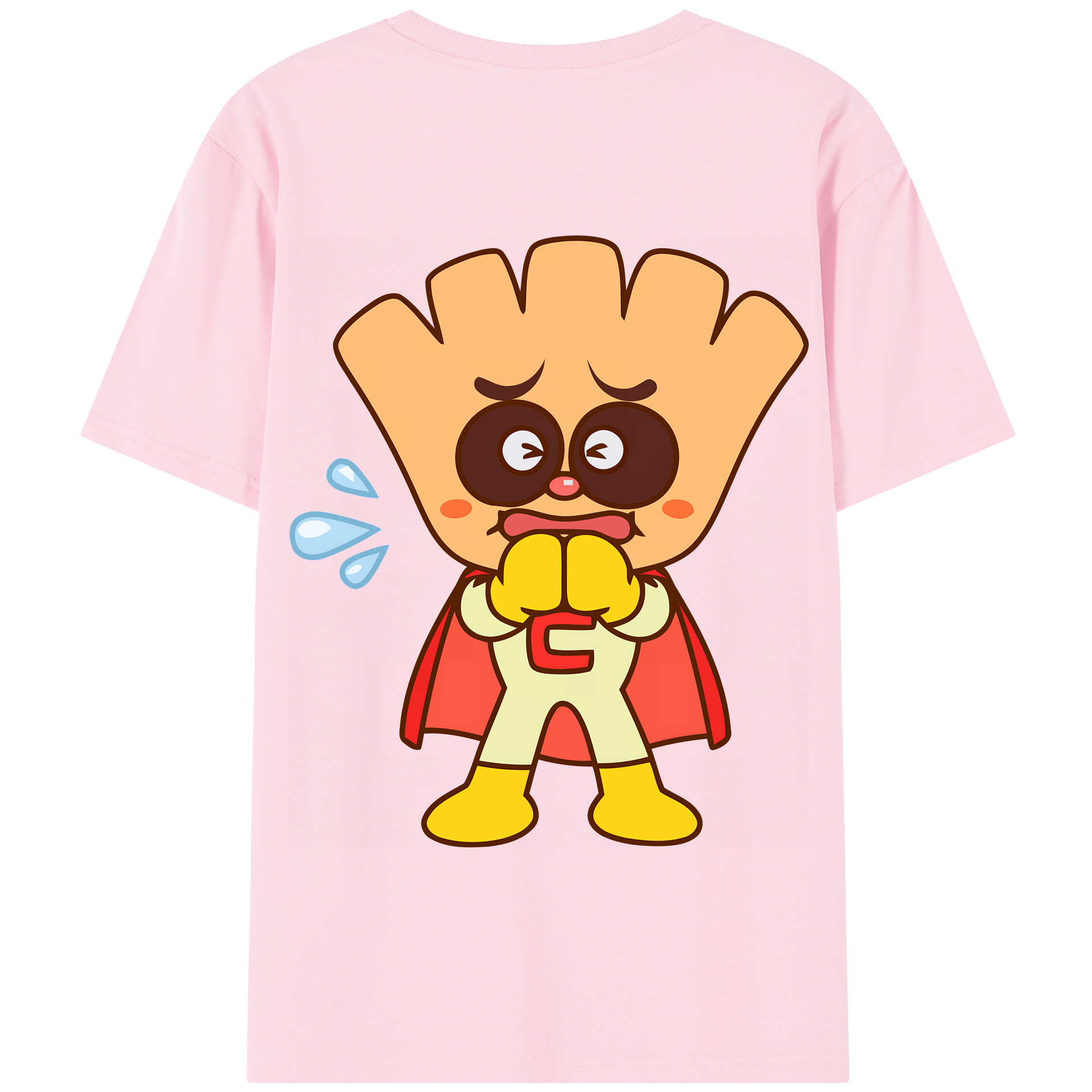 （画像用） アンパンマン Anpanman 綿100％半袖Tシャツ（背面プリント）