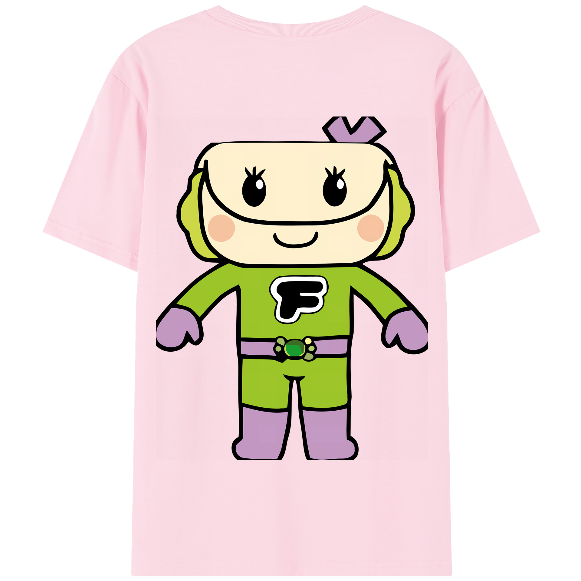 （画像用） アンパンマン Anpanman 綿100％半袖Tシャツ（背面プリント）