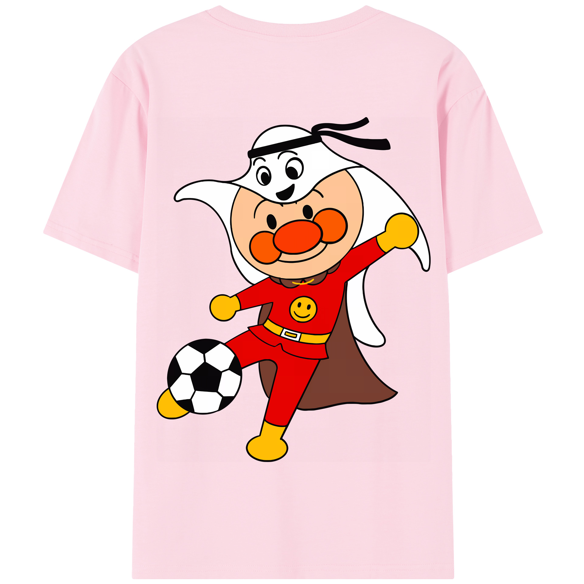（画像用） アンパンマン Anpanman 綿100％半袖Tシャツ（背面プリント）
