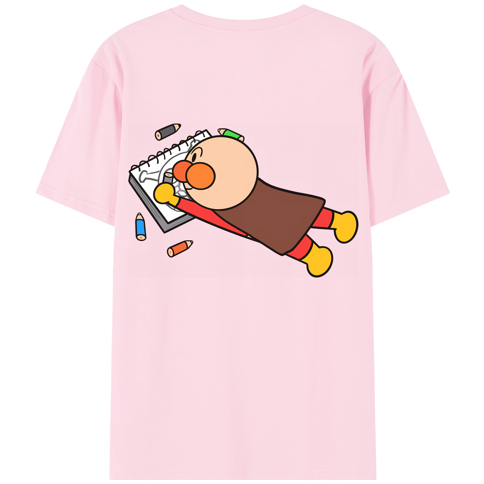 （画像用） アンパンマン Anpanman 綿100％半袖Tシャツ（背面プリント）