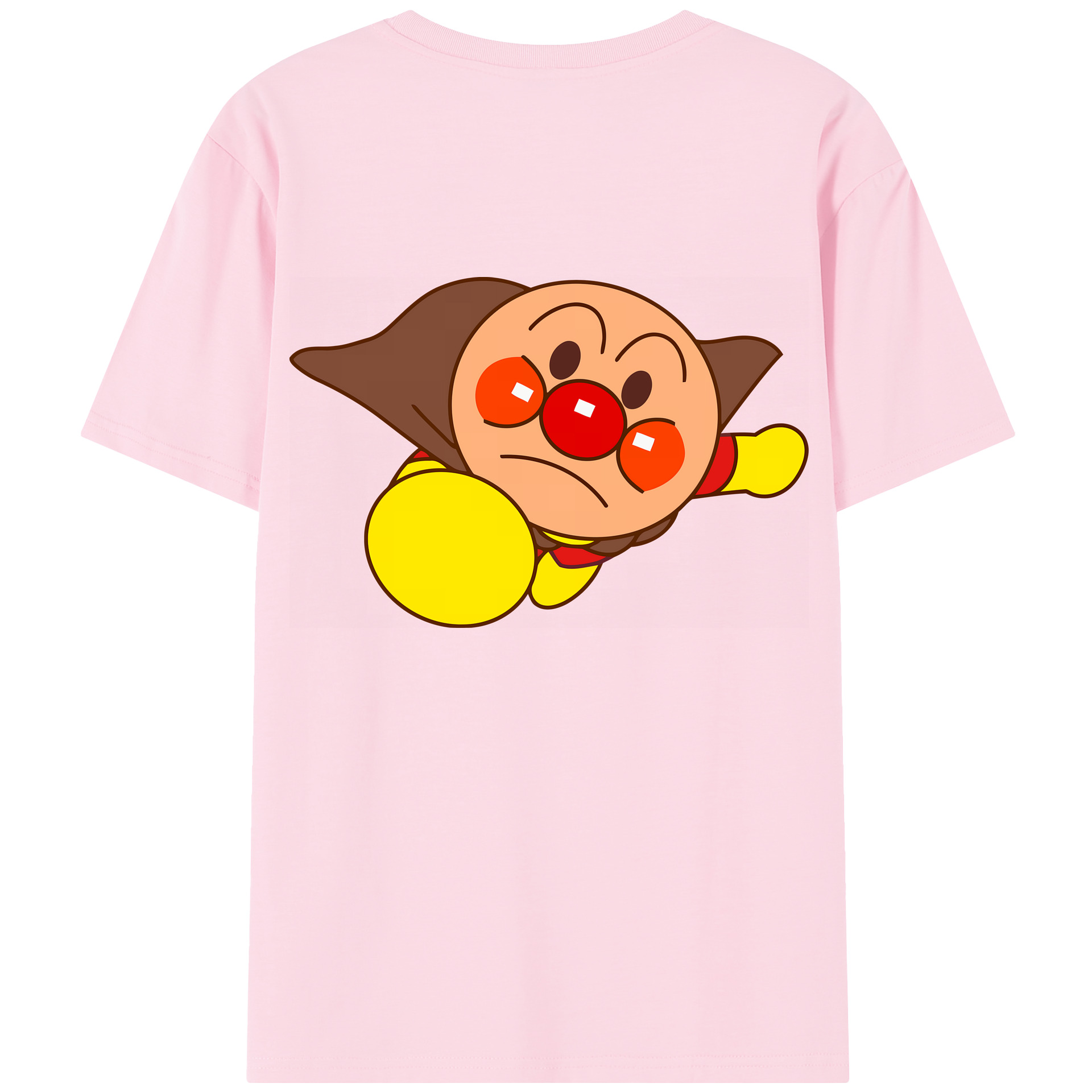 （画像用） アンパンマン Anpanman 綿100％半袖Tシャツ（背面プリント）