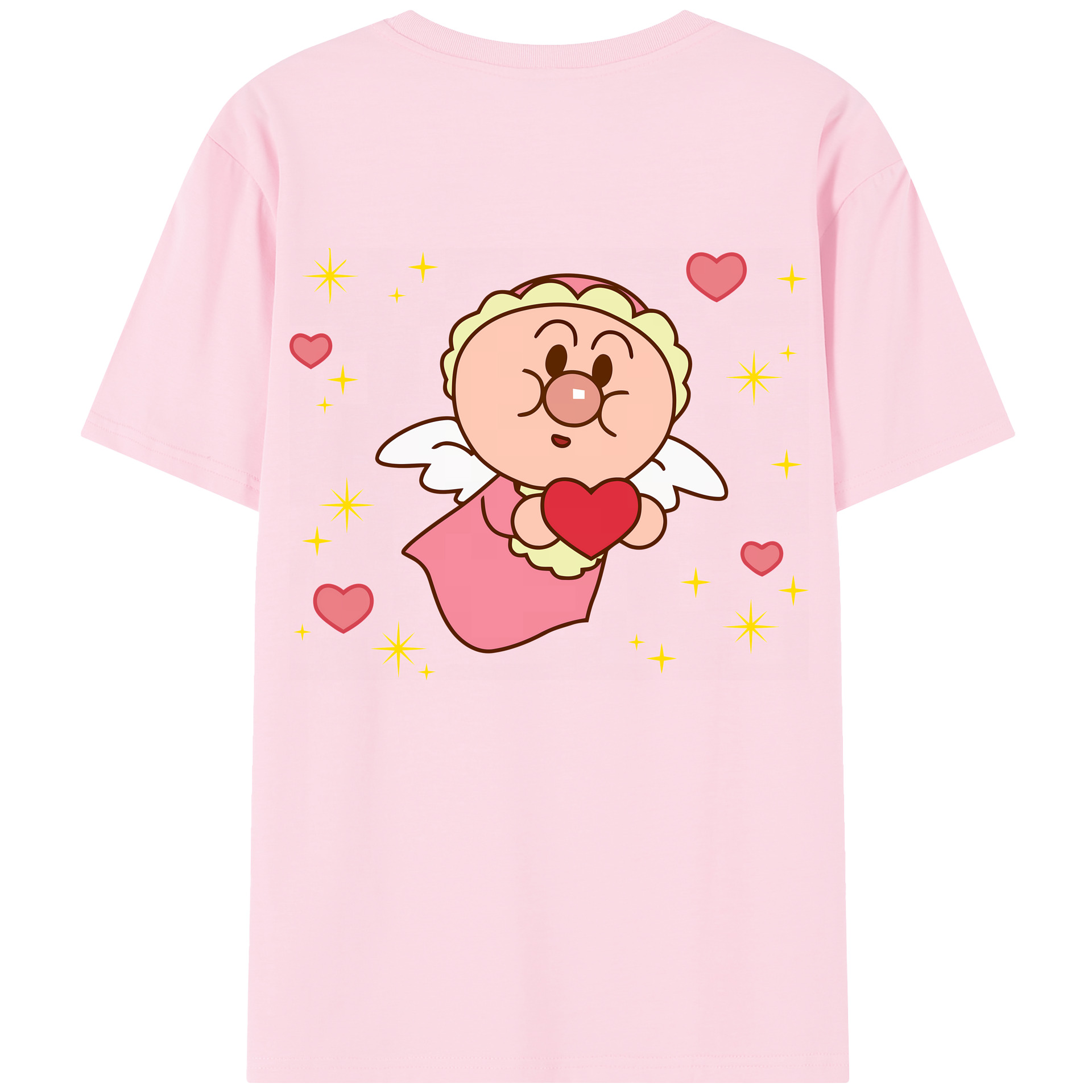 （画像用） アンパンマン Anpanman 綿100％半袖Tシャツ（背面プリント）