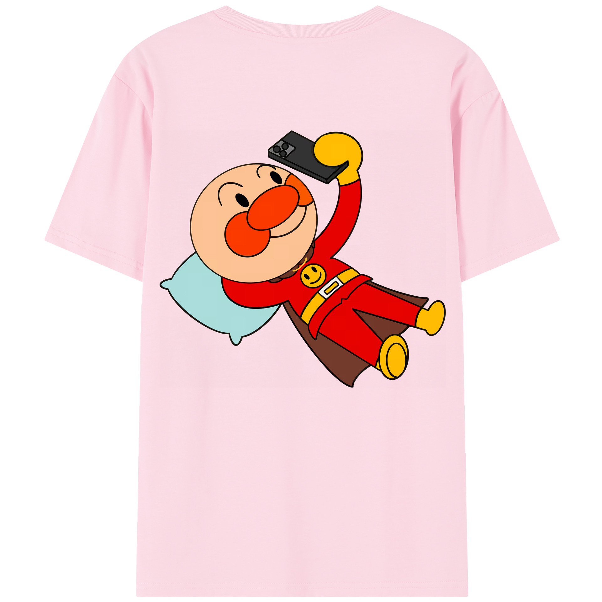 （画像用） アンパンマン Anpanman 綿100％半袖Tシャツ（背面プリント）