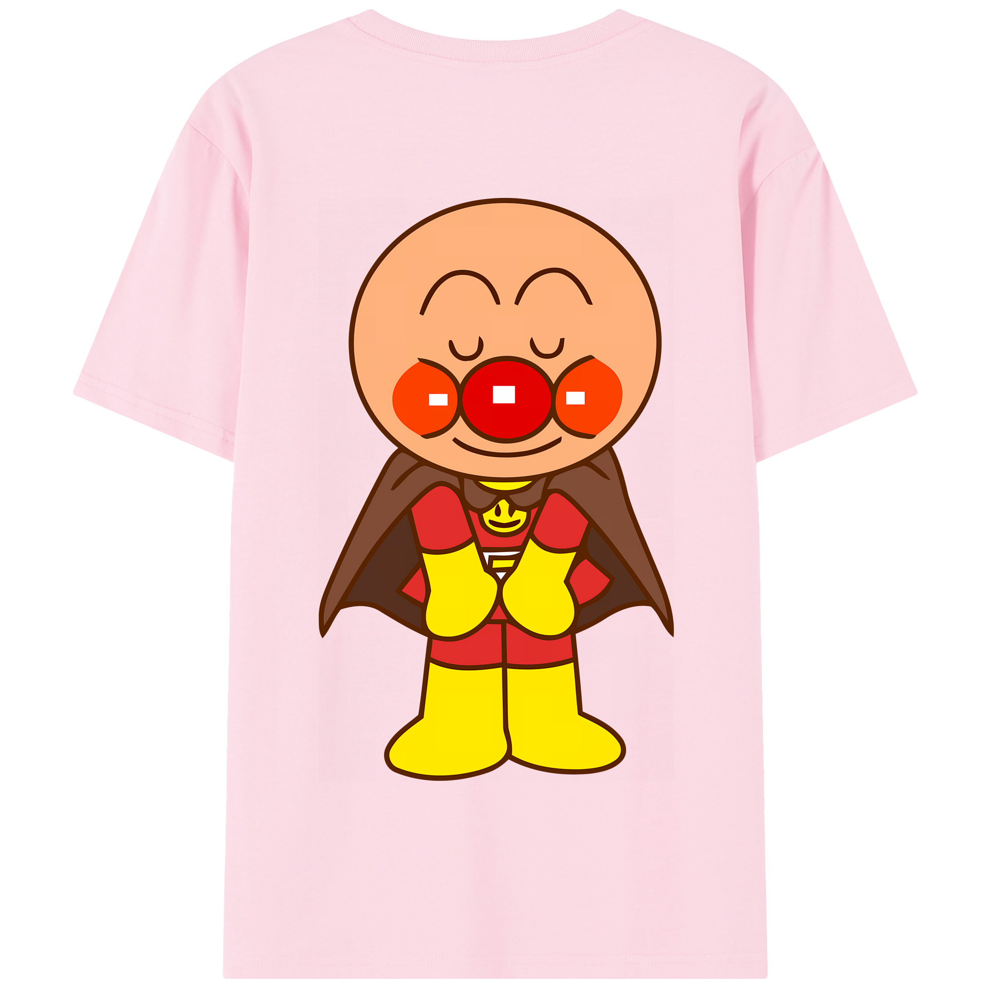 （画像用） アンパンマン Anpanman 綿100％半袖Tシャツ（背面プリント）