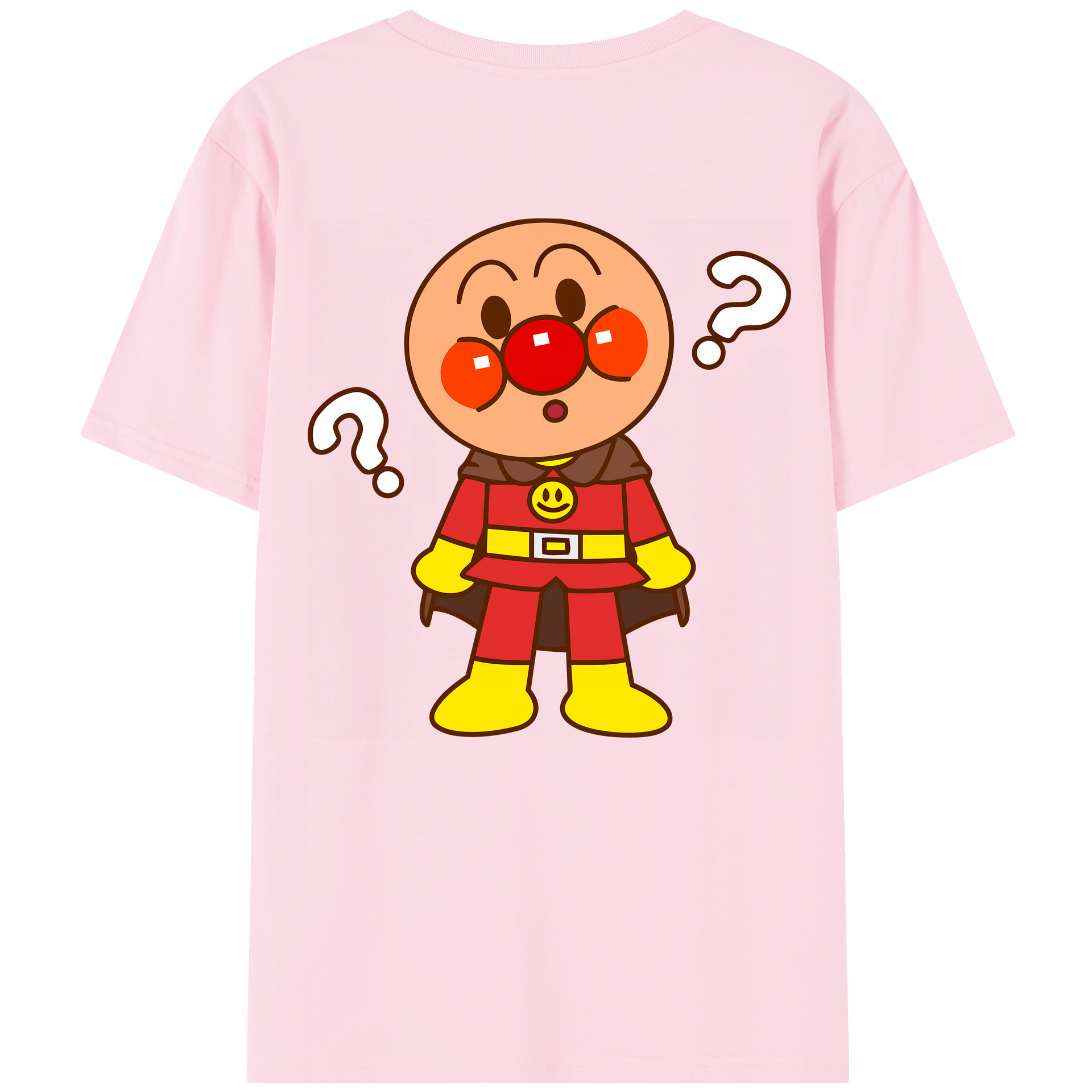 （画像用） アンパンマン Anpanman 綿100％半袖Tシャツ（背面プリント）
