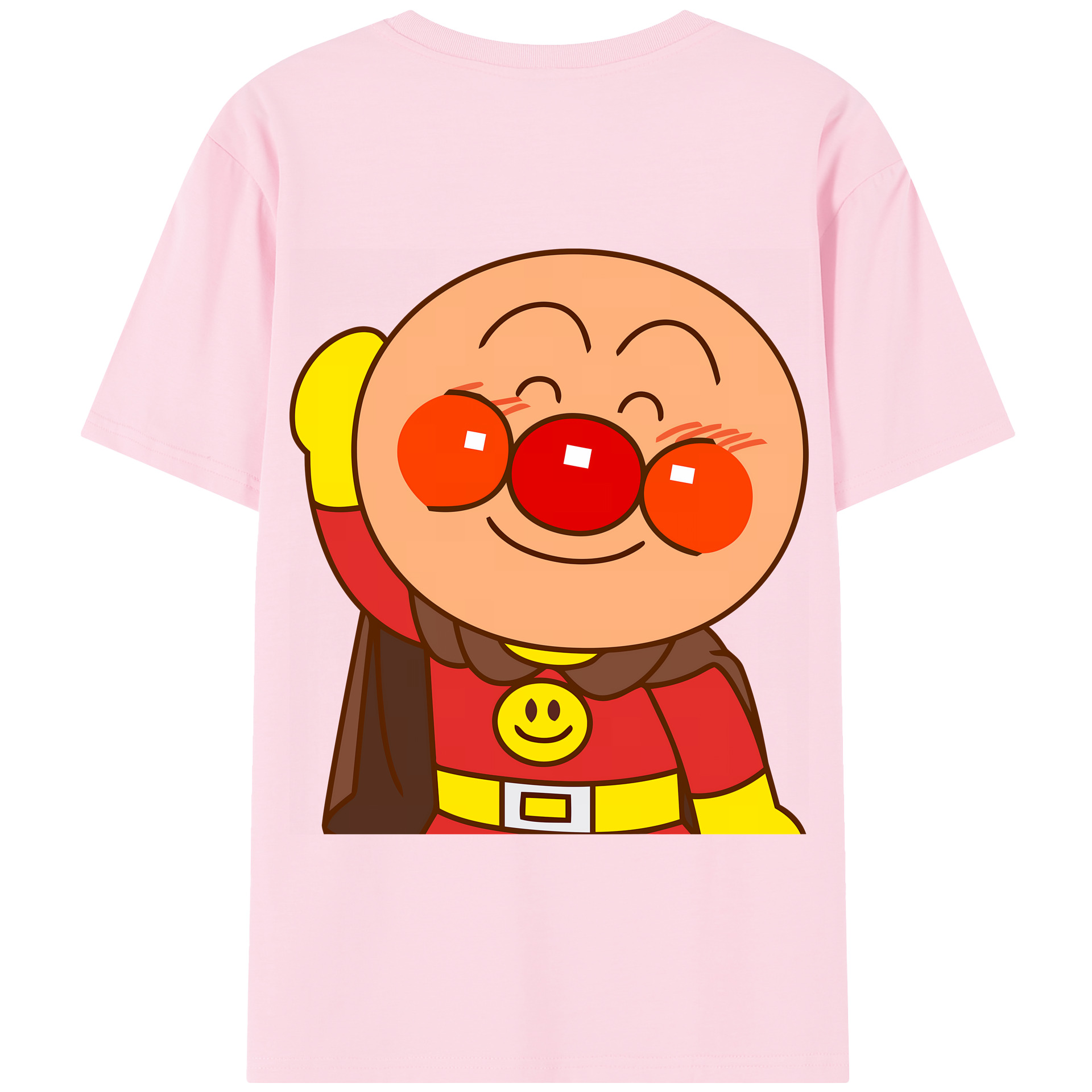 （画像用） アンパンマン Anpanman 綿100％半袖Tシャツ（背面プリント）