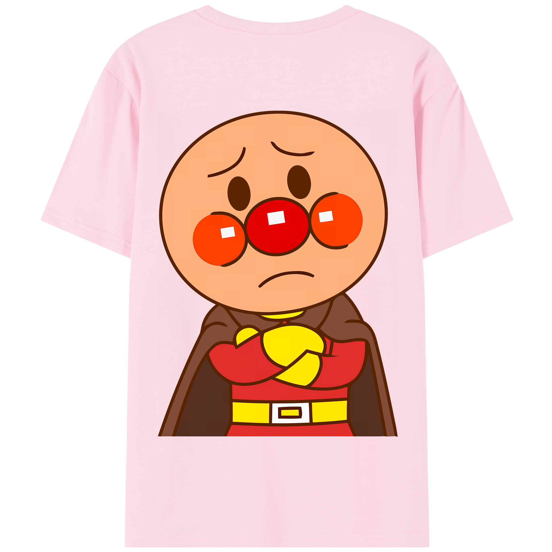 （画像用） アンパンマン Anpanman 綿100％半袖Tシャツ（背面プリント）