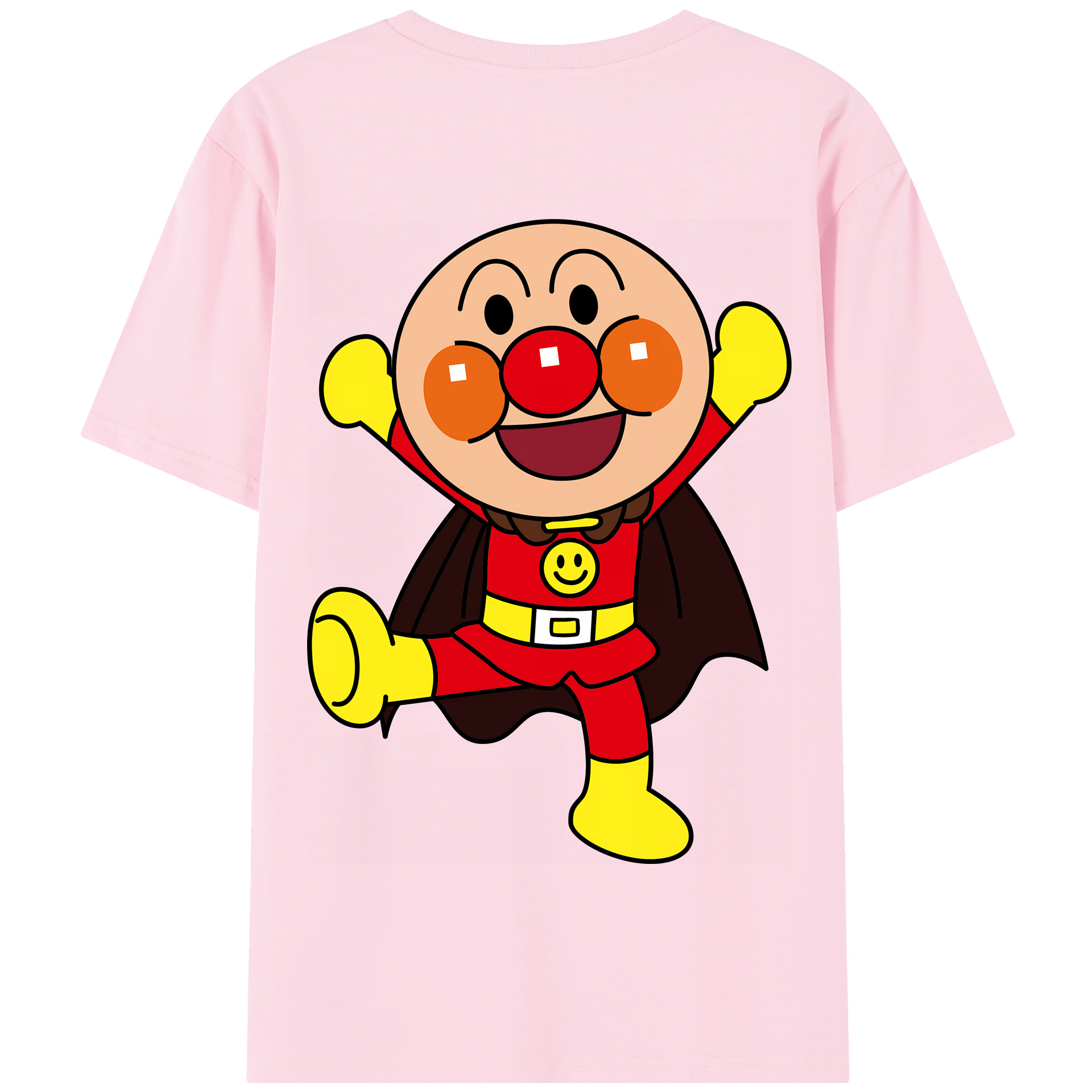 （画像用） アンパンマン Anpanman 綿100％半袖Tシャツ（背面プリント）